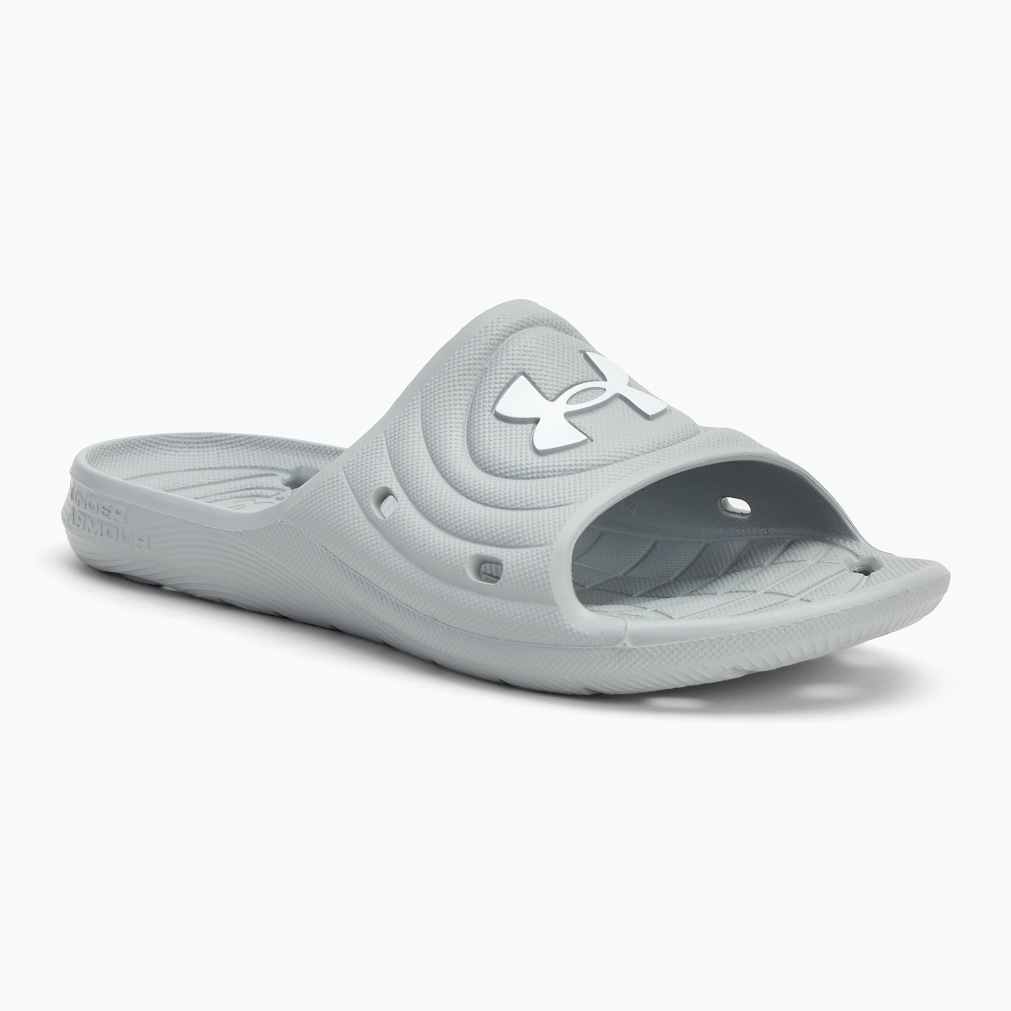 Under Armour Locker IV SL Ciabatte da uomo mod grigio/mod grigio/bianco (41 EU) (Locker IV SL 3023758-100)