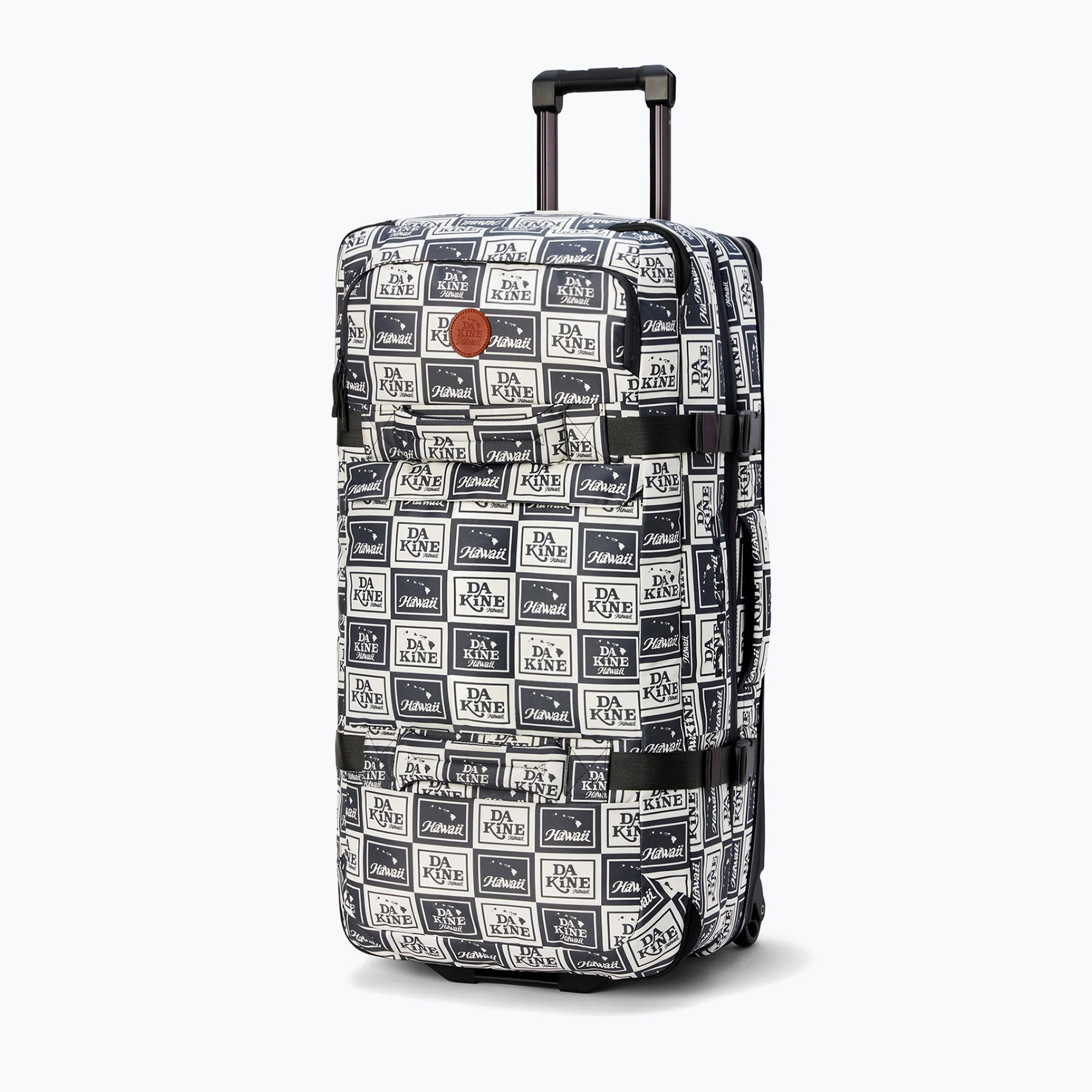 Dakine Split Roller Hawaii 110 l, borsa da viaggio checker asfalto (110 l) (Split Roller Hawaii 110 D10004268)
