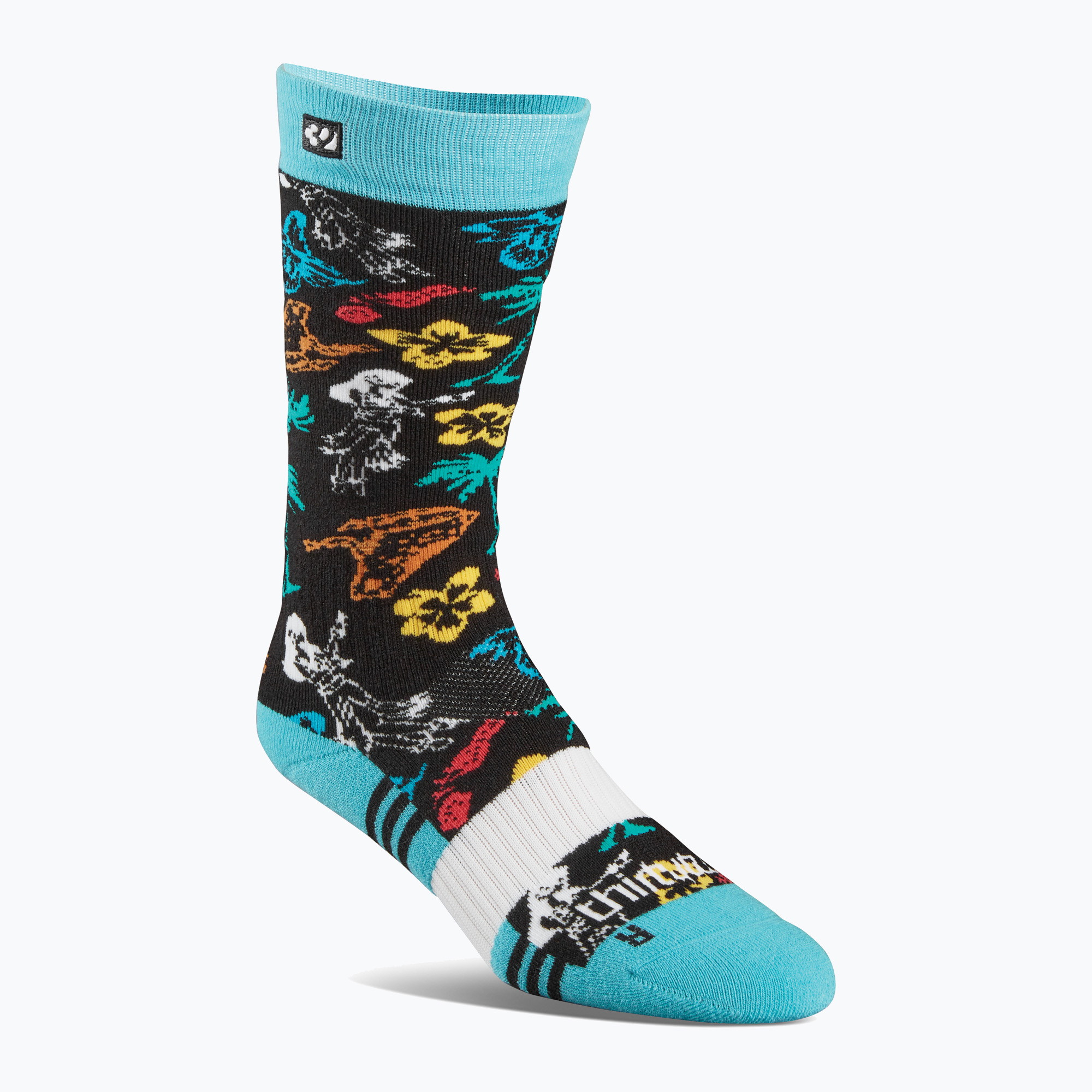 Calze da snowboard da donna ThirtyTwo Merino aqua (L-XL) (Merino 8240000134)