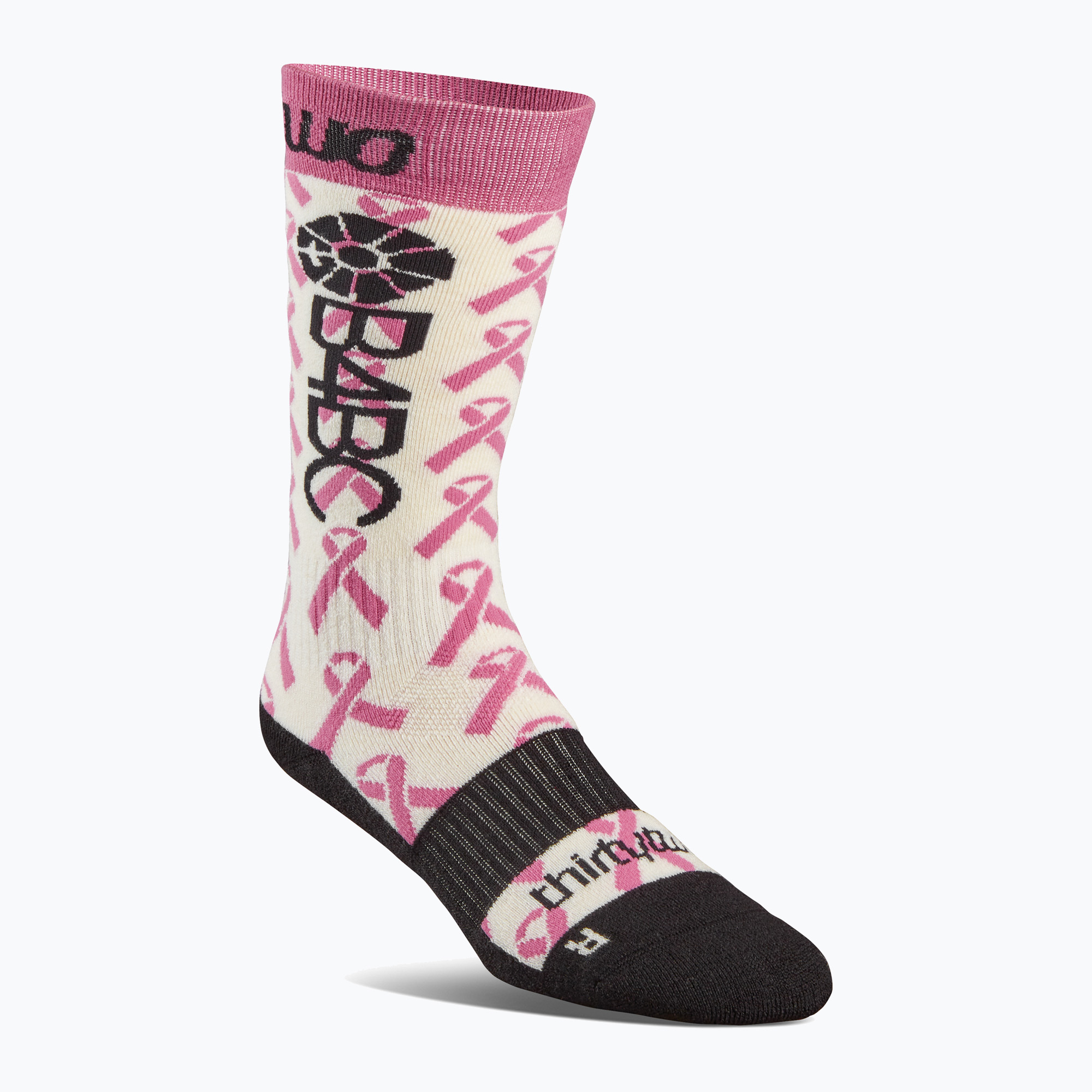 Calze da snowboard donna ThirtyTwo B4BC Merino rosa/bianco (L-XL) (B4BC Merino 8240000135)