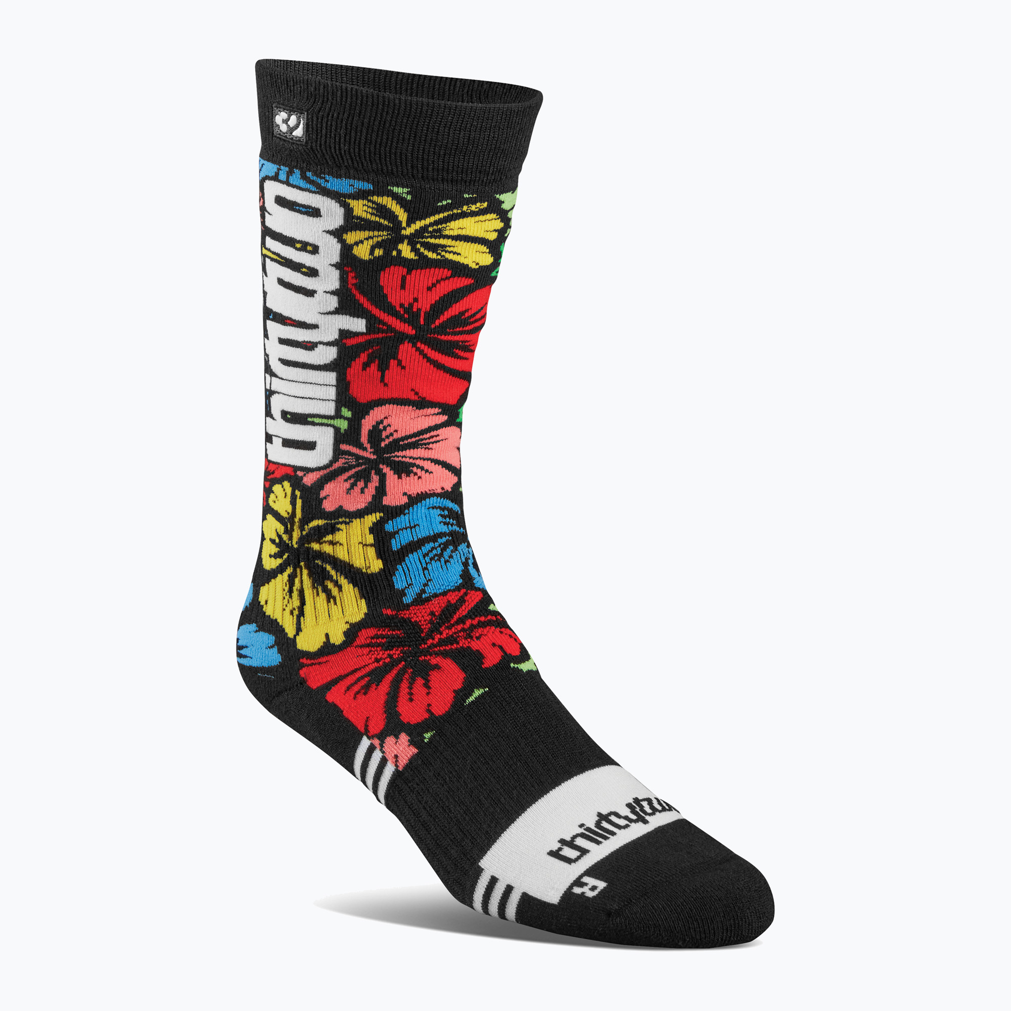 Calze da snowboard donna ThirtyTwo Double Sock floreale