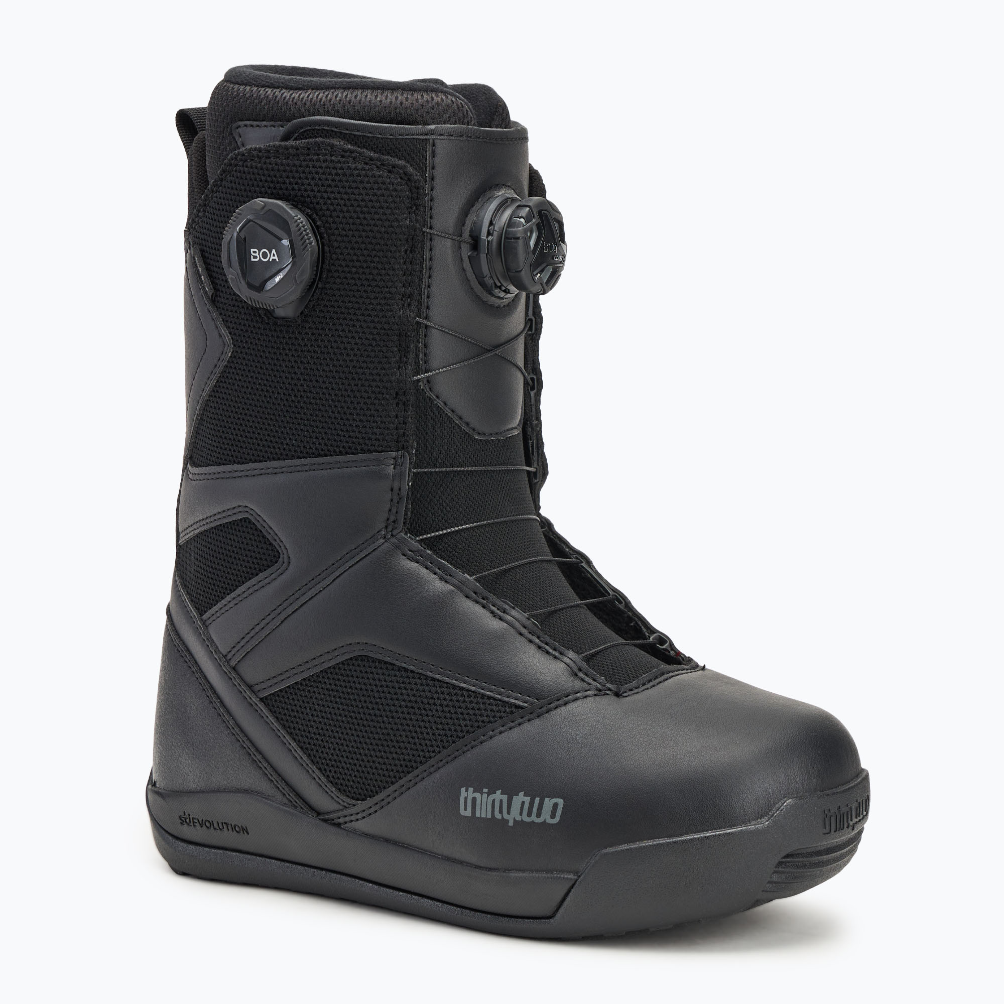 Scarponi da snowboard da uomo ThirtyTwo Stw Double Boa '24 nero/nero (41 EU) (Stw Double Boa '24 8105000540)