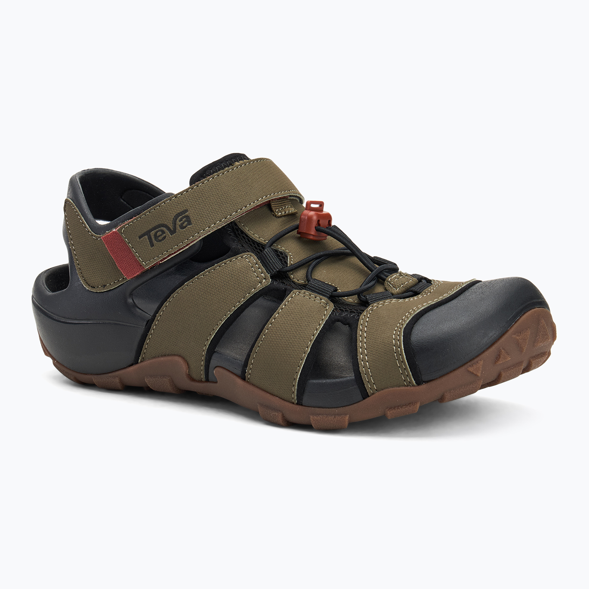Sandali Teva Flintwood oliva scura da uomo (42 EU) (Flintwood 1118941-DOL-9)