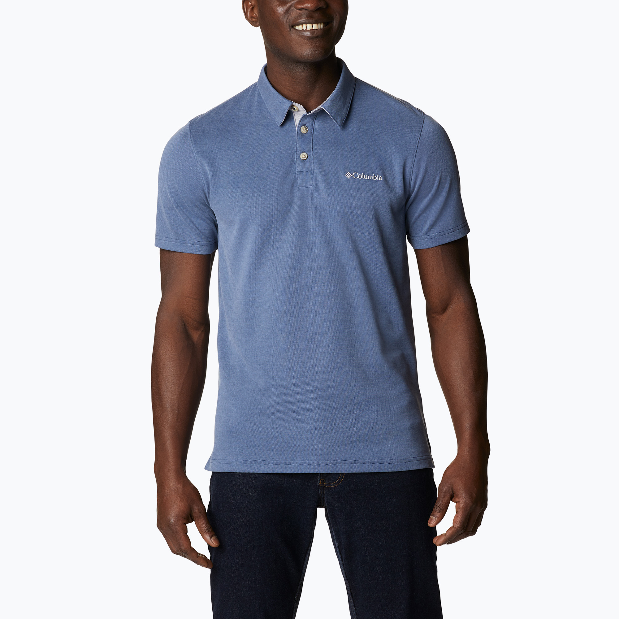 Maglietta Columbia Nelson Point Polo Uomo dark mountain (XL) (Nelson Point Polo 1772721478)