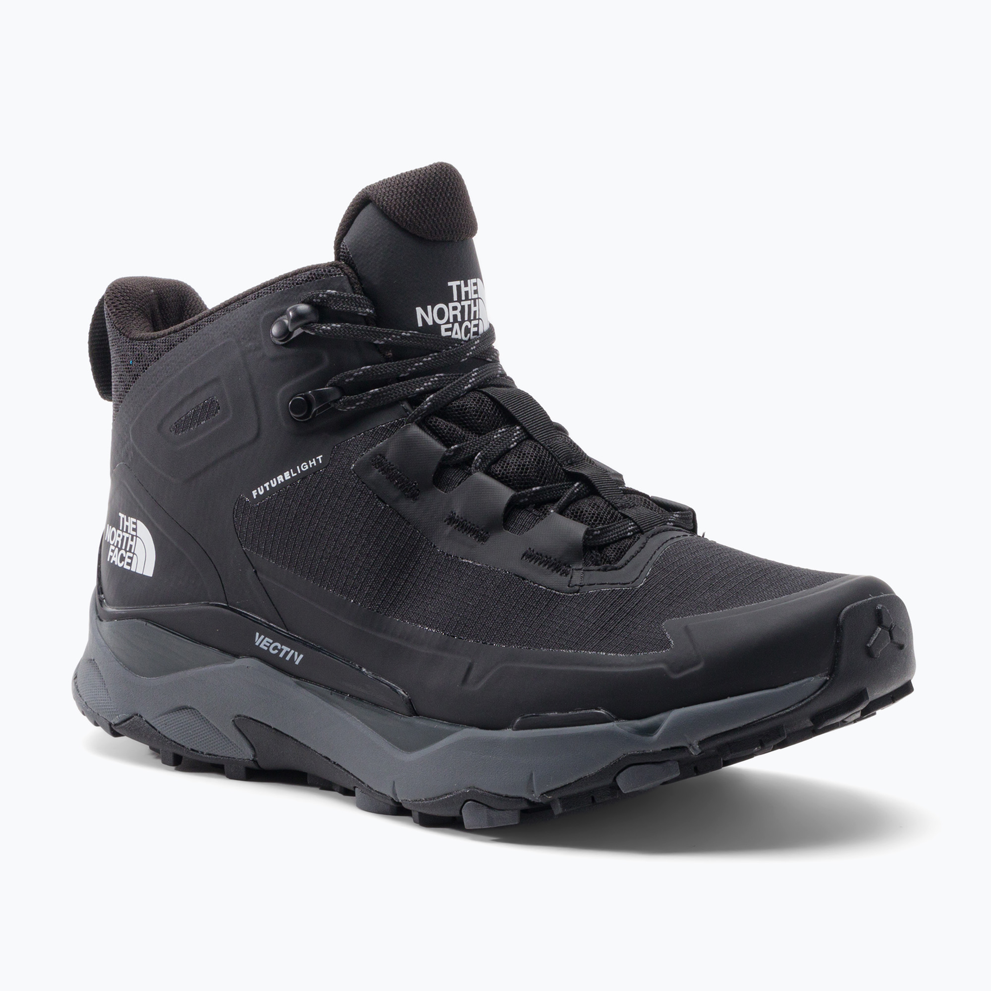 Scarponi da trekking da uomo The North Face Vectiv Exploris Mid Futurelight nero/grigio zinco (42 EU) (Vectiv Exploris Mid Futurelight NF0A4T2UKZ21)