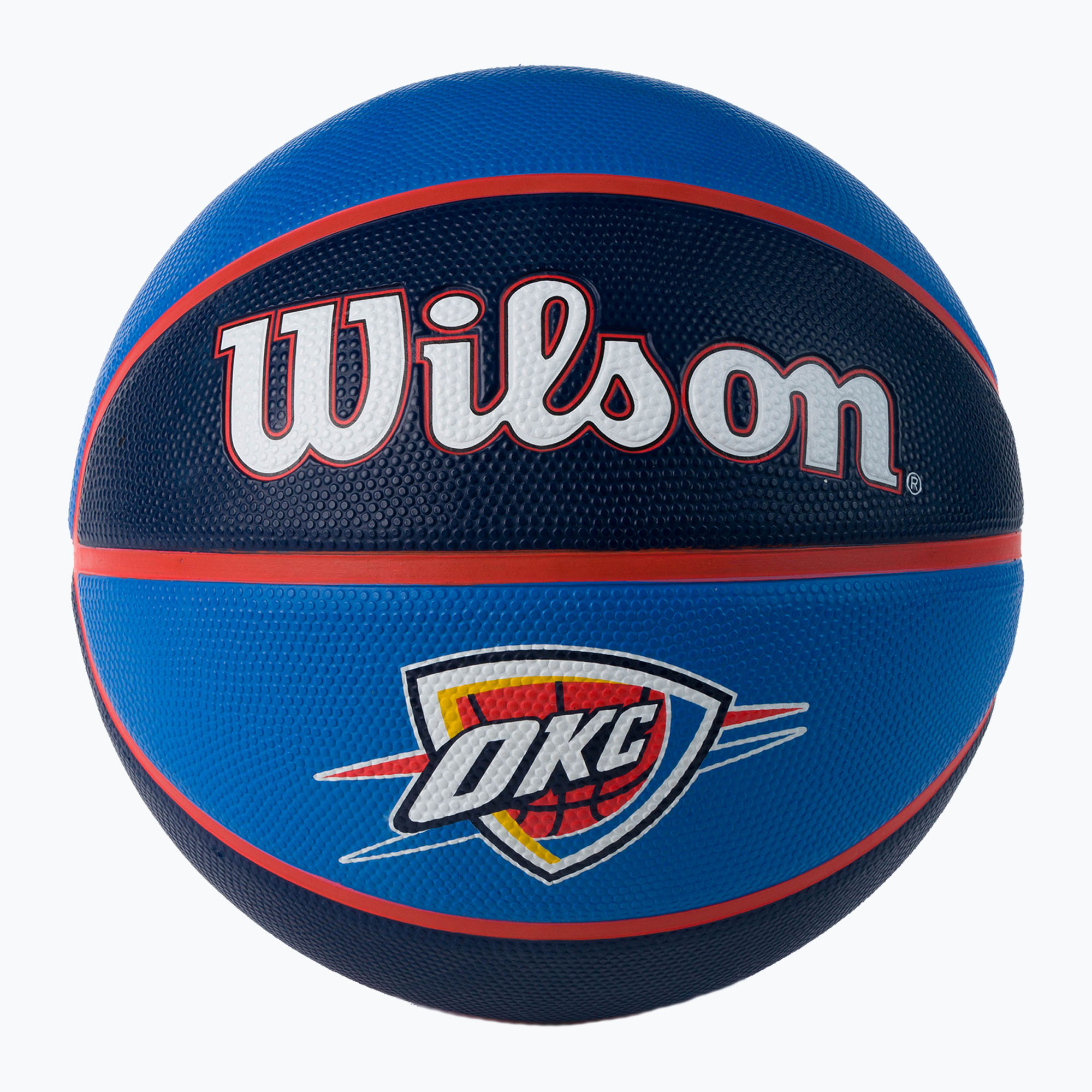 Wilson basket NBA Team Tribute Oklahoma City Thunder blu misura 7 (7) (NBA Team Tribute Oklahoma City Thunder WTB1300XBOKC)