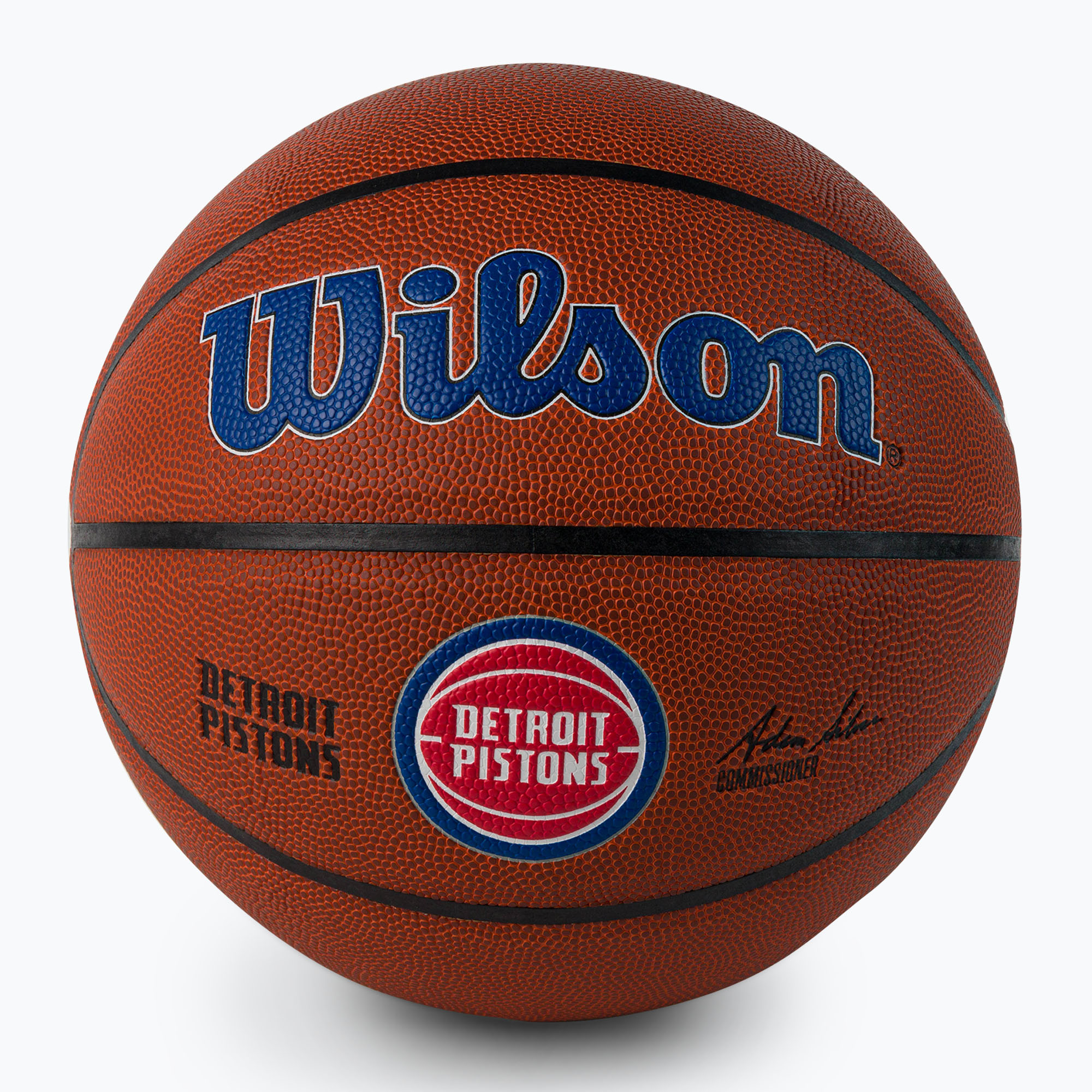 Wilson NBA Team Alliance Detroit Pistons marrone dimensioni 7 basket (7) (NBA Team Alliance Detroit Pistons WTB3100XBDET)