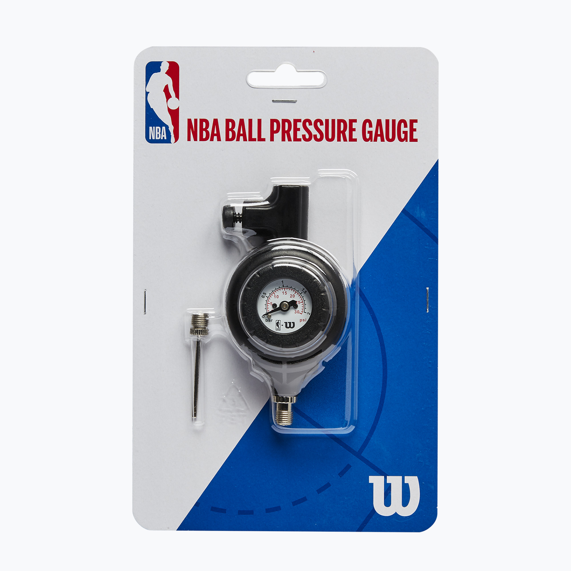Misuratore meccanico di pressione della palla Wilson NBA nero WTBA4005NBA