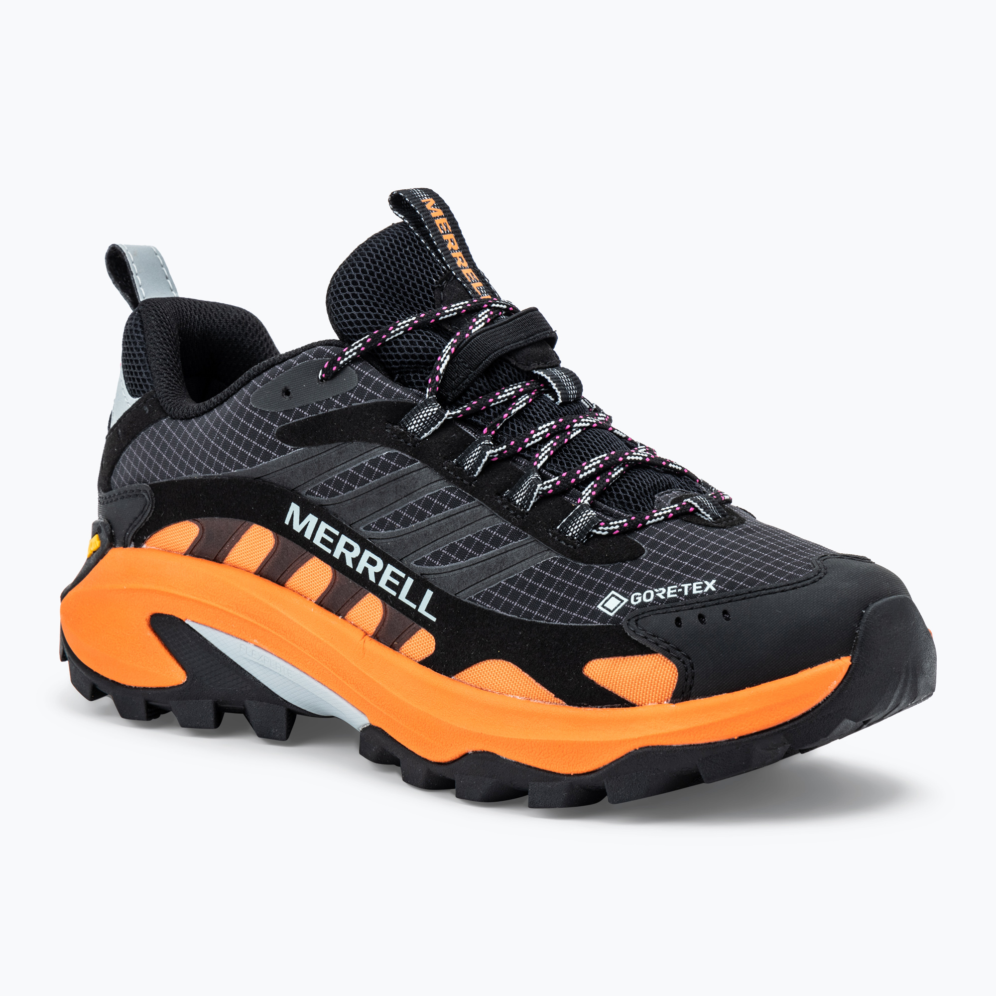 Scarpe da trekking da uomo Merrell Moab Speed 2 Gtx nero/arancio (42 EU) (Moab Speed 2 GTX J038393)