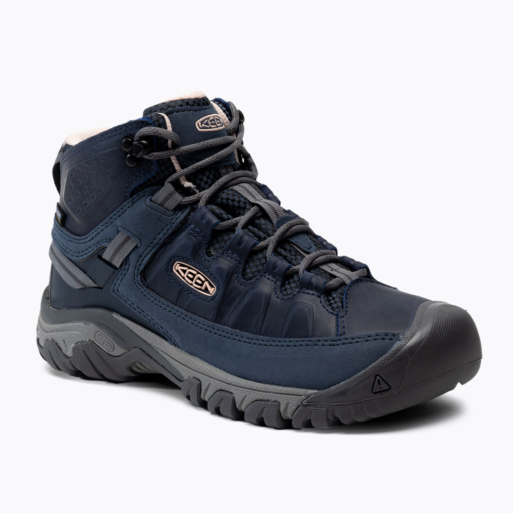 Stivali da trekking da donna KEEN Targhee III Mid WP vintage indigo/peachy keen (37 EU) (Targhee III Mid 1026863)