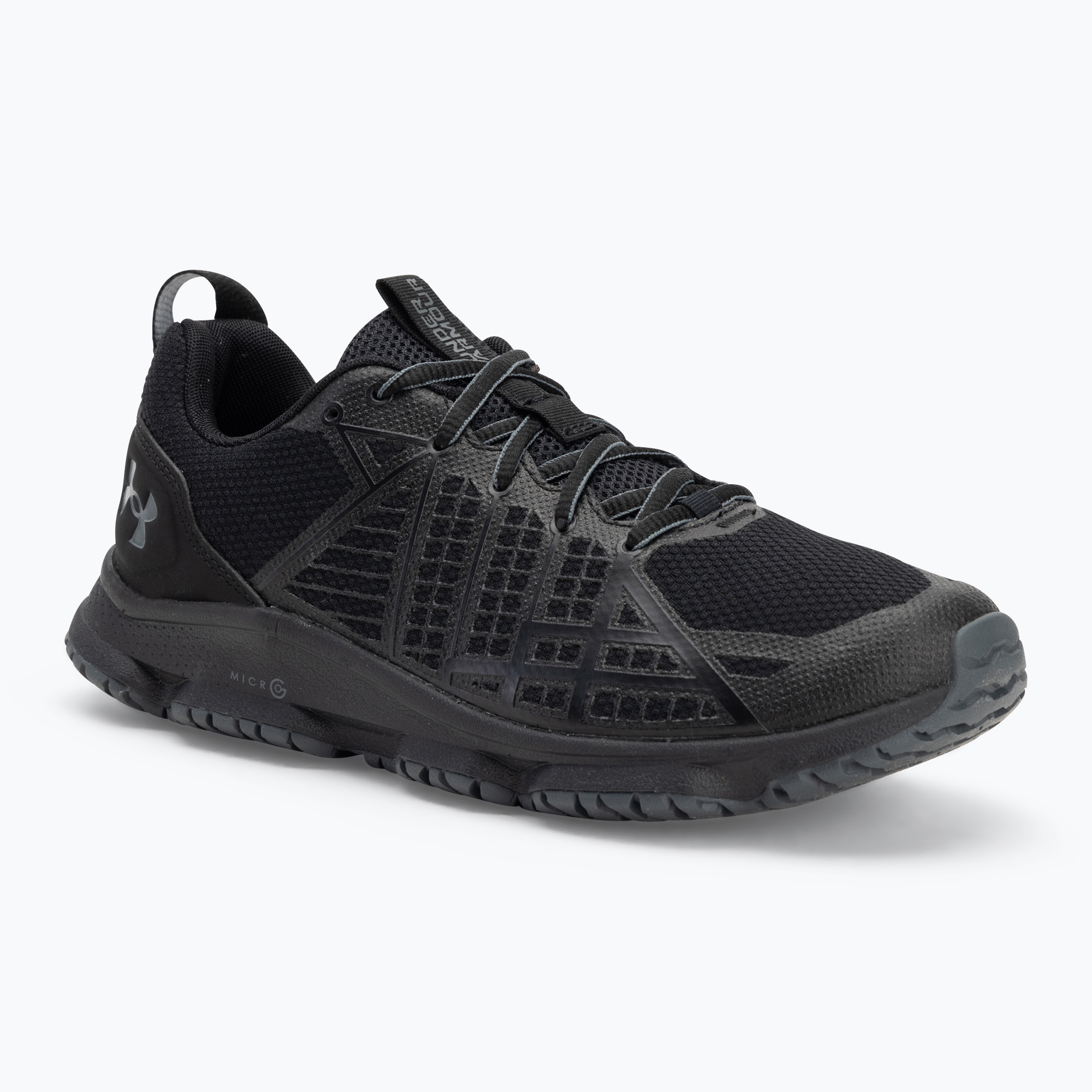 Under Armour MG Strikefast scarpe da donna nero/nero/grigio pitch (40 EU) (MG Strikefast 3024954-001)