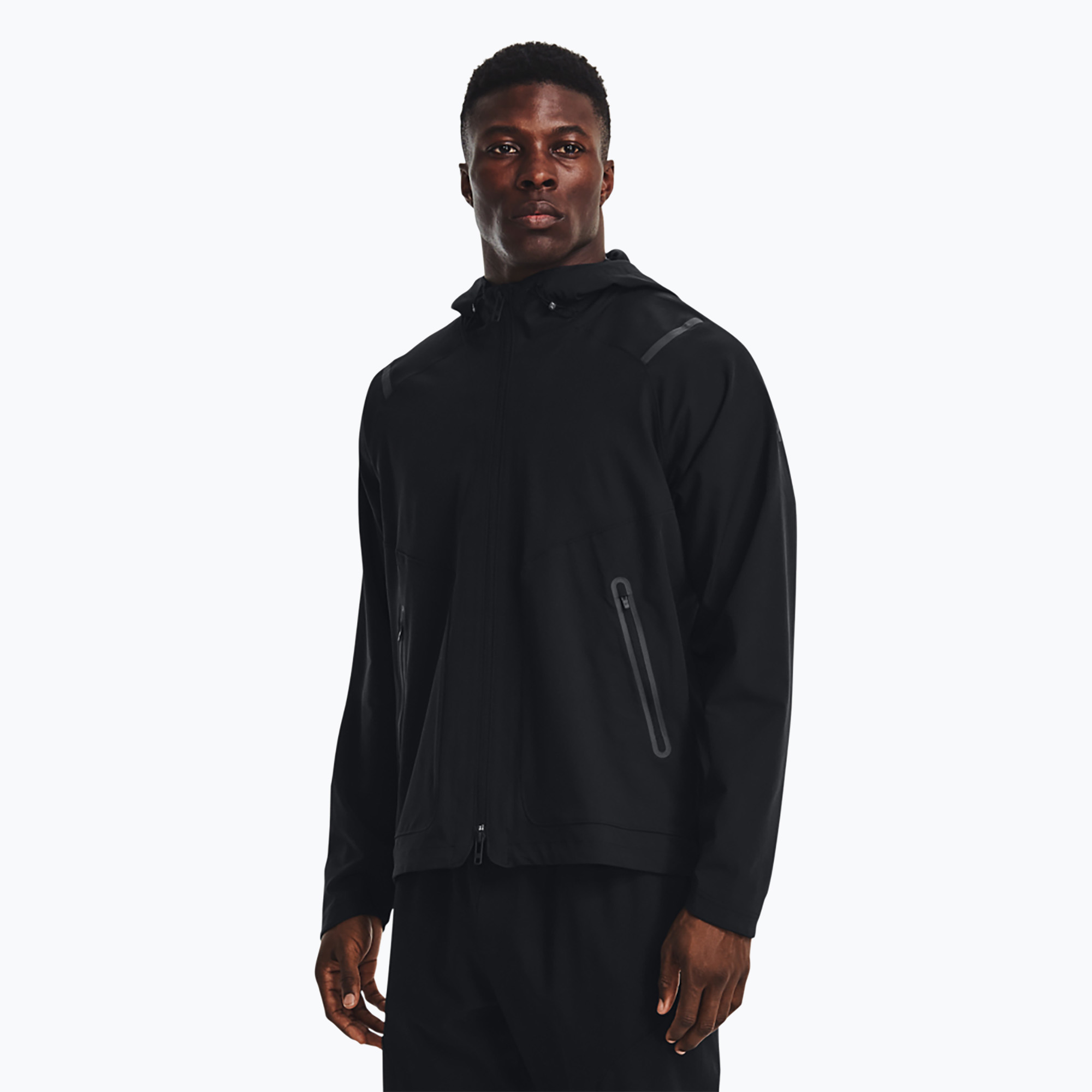 Giacca da allenamento Under Armour Unstoppable nero/nero da uomo