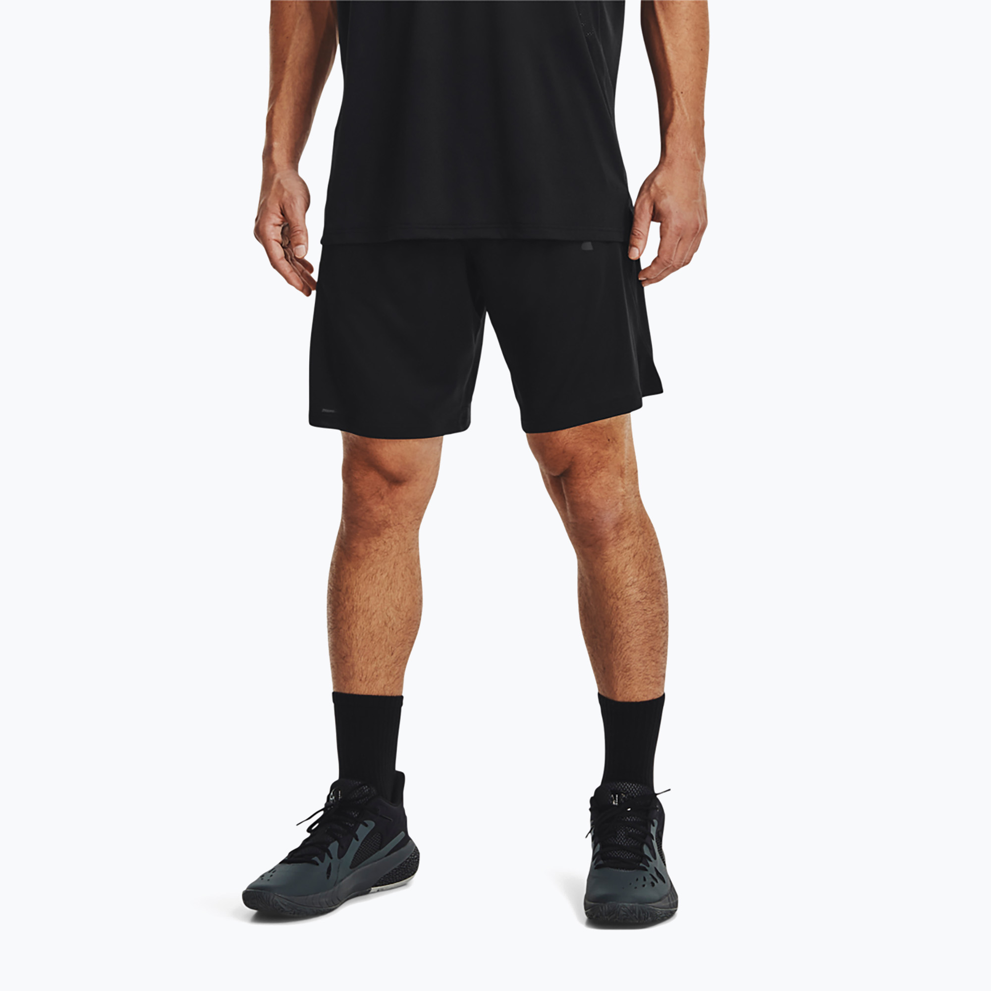 Pantaloncini da basket Under Armour Baseline 10In da uomo nero/nero (XL) (Baseline 10In 1370220)
