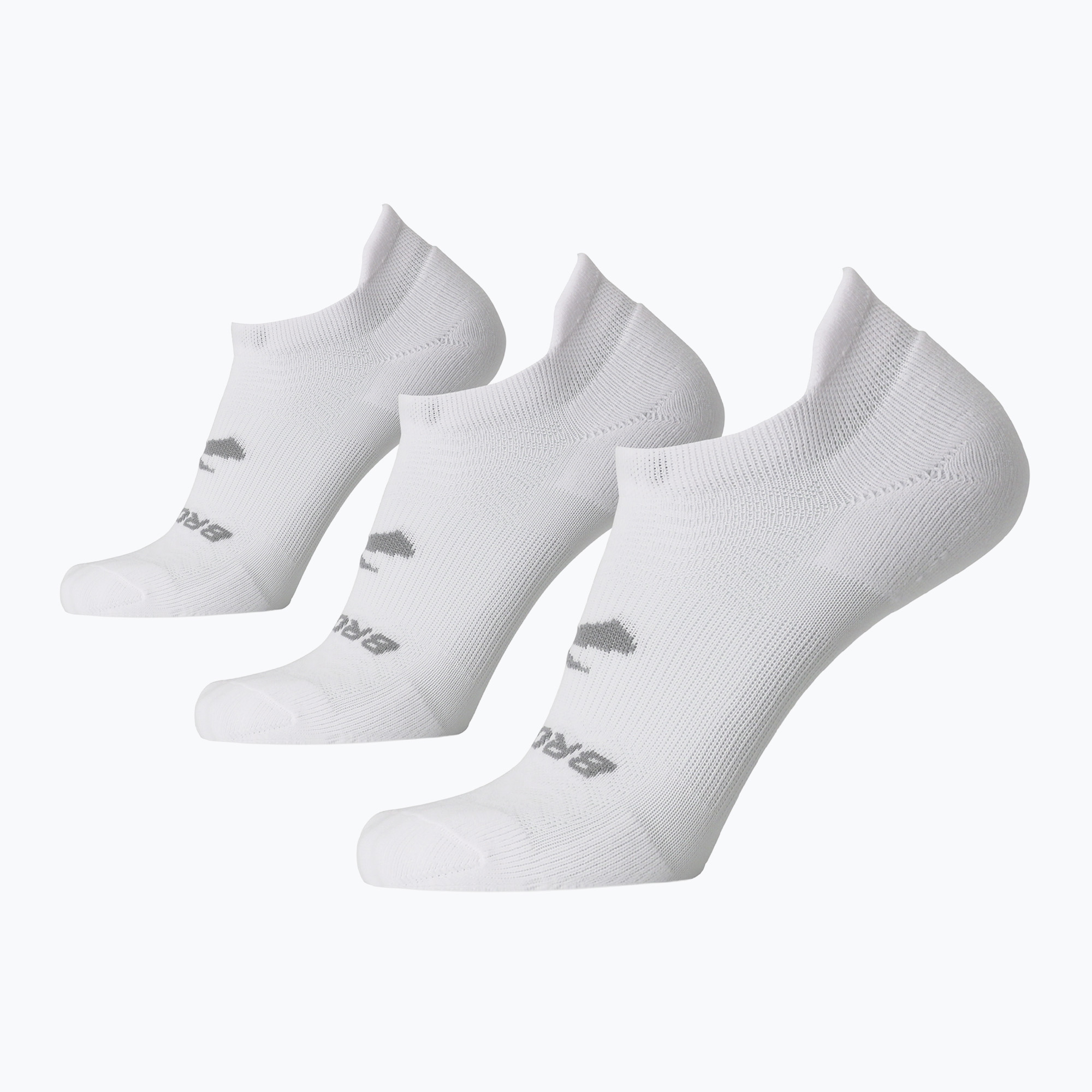 Brooks Run-In No Show calze 3 paia bianche (M) (Run-In No Show 3-Pack 280493100)