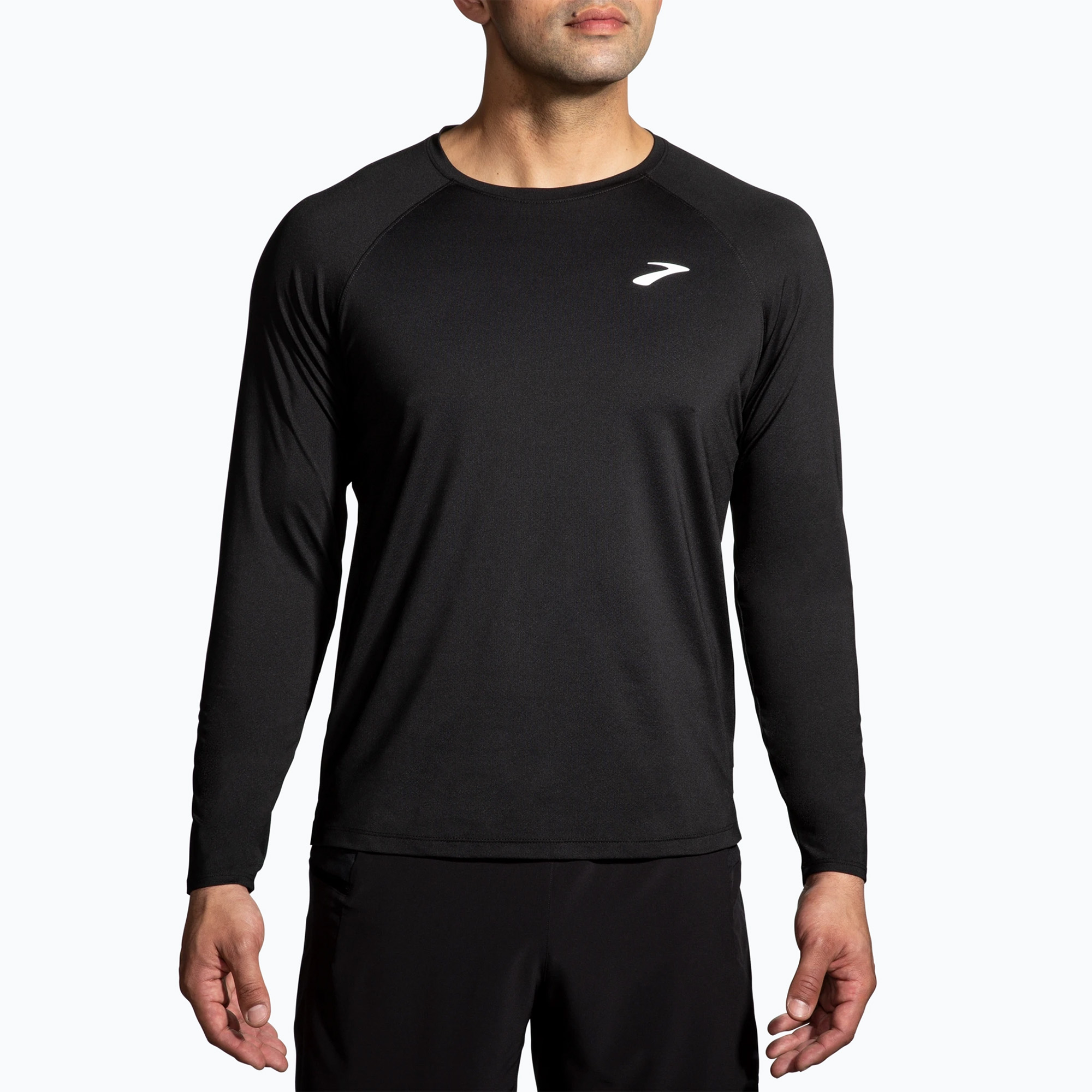 Brooks Atmosphere 2.0 Uomo, manica lunga da corsa, nero (L) (Atmosphere 2.0 LS 211450001.035)