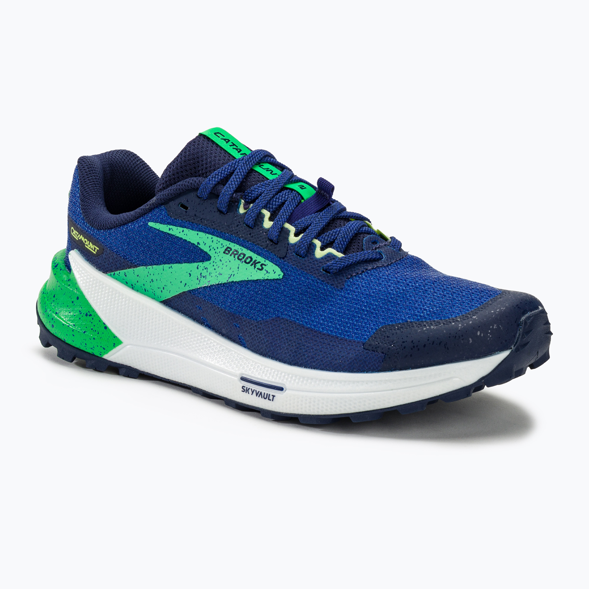 Brooks Catamount 2, scarpe da corsa da uomo, navy/yucca/rosa (45.5 EU) (Catamount 2 1103991D403)