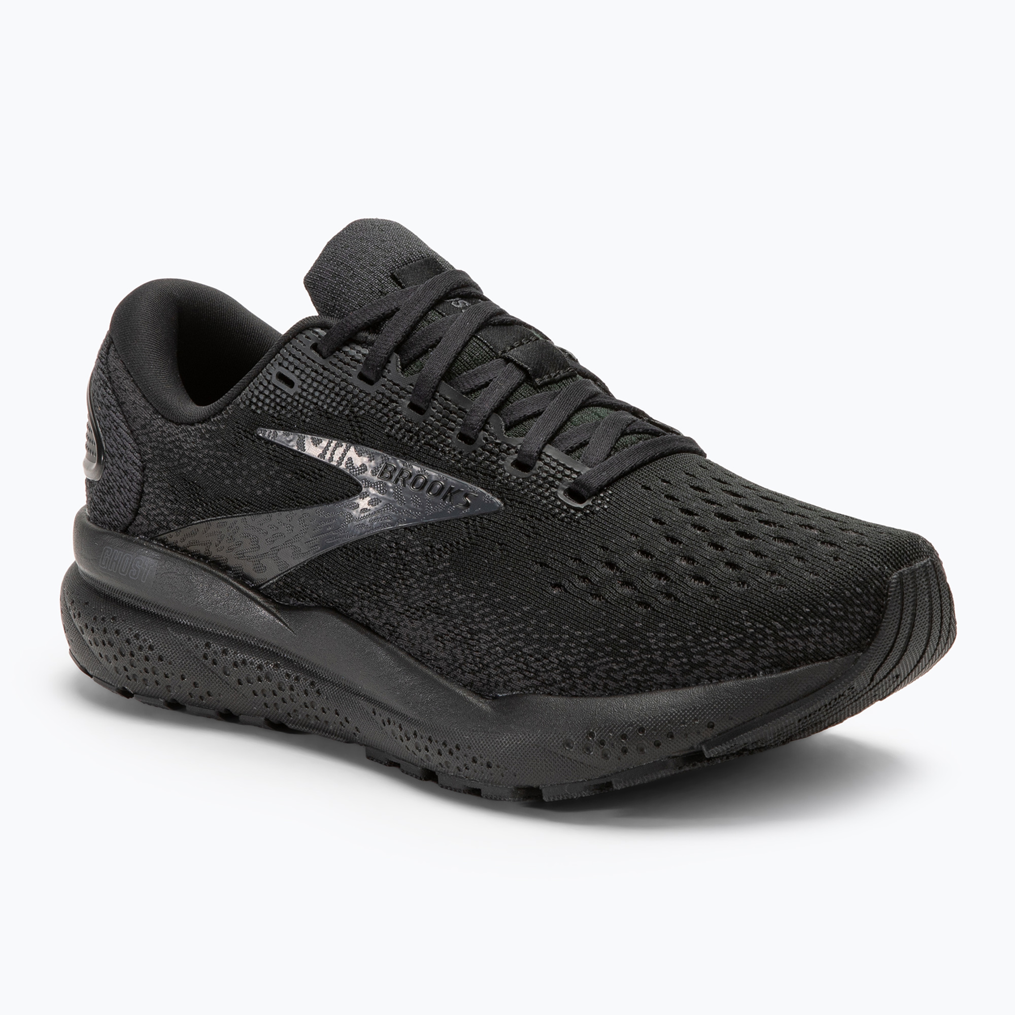 Brooks Ghost 16 scarpe da corsa da donna nero/nero/ebano (39 EU) (Ghost 16 1204071B020)