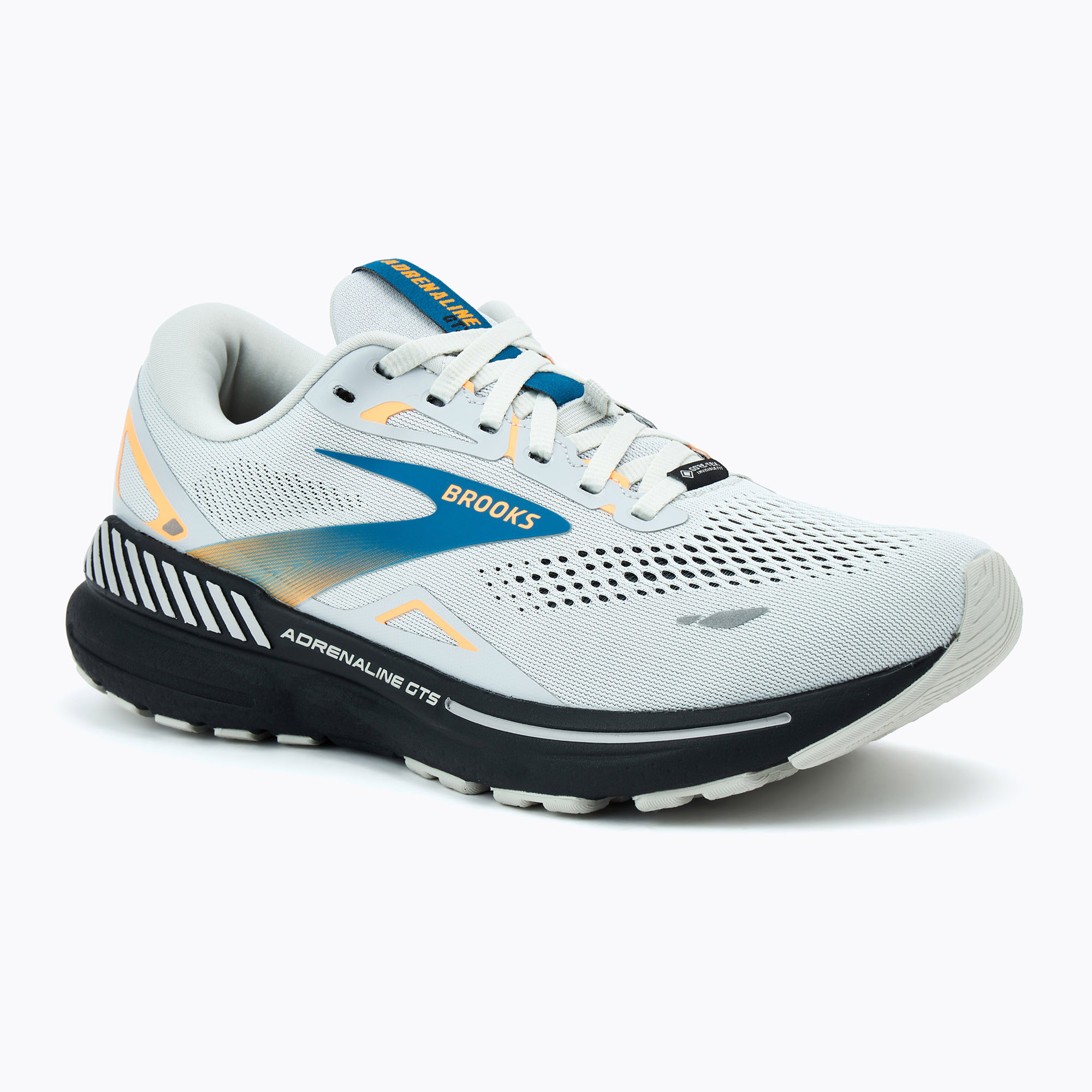 Brooks Adrenaline GTS 23 GTX scarpe da corsa da uomo oyster mushroom/orange/blue (42 EU) (Adrenaline GTS GTX 1104241D071)