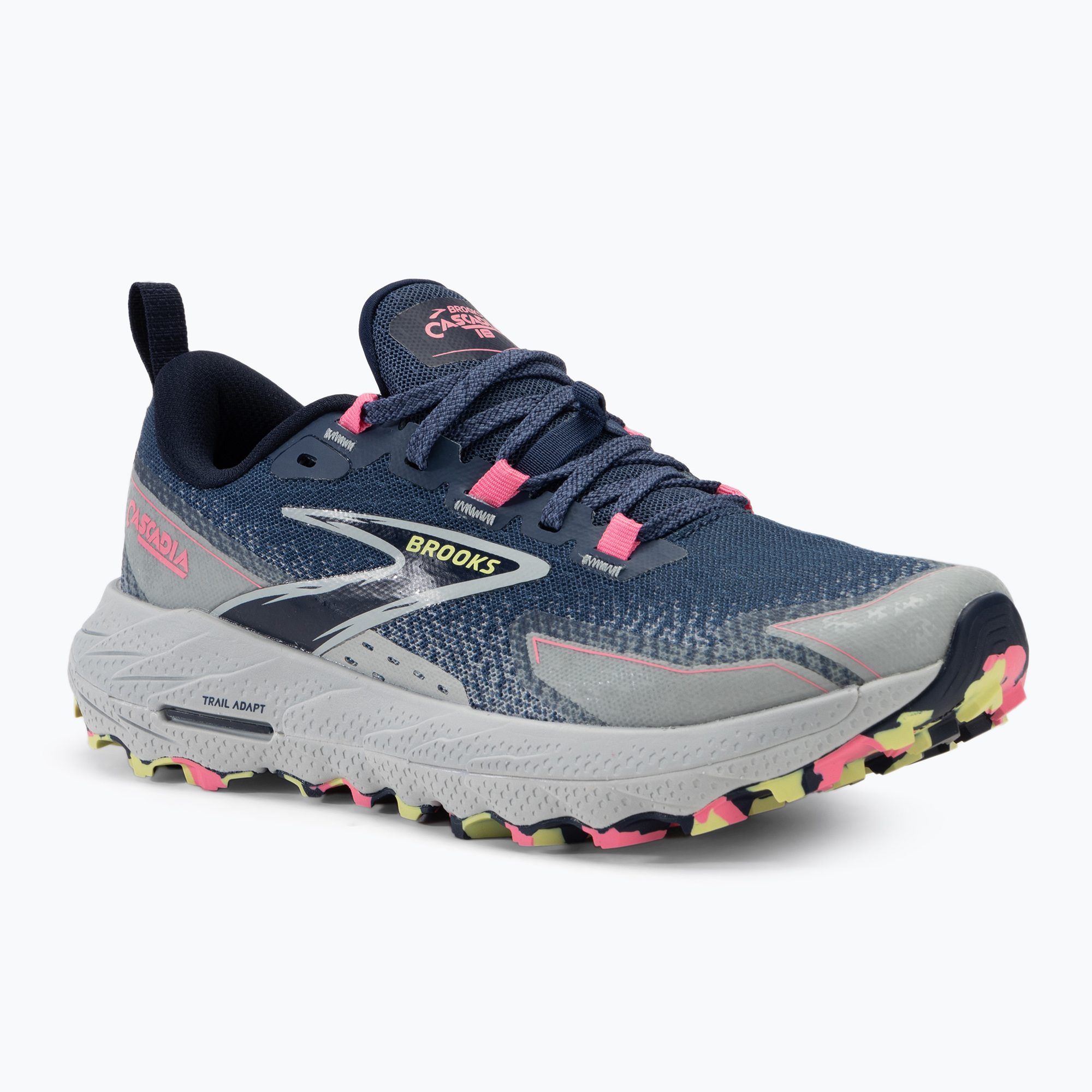 Brooks Cascadia 18 scarpe da corsa donna oceana/blu perla/rosa (36.5 EU) (Cascadia 18 1204161B476)
