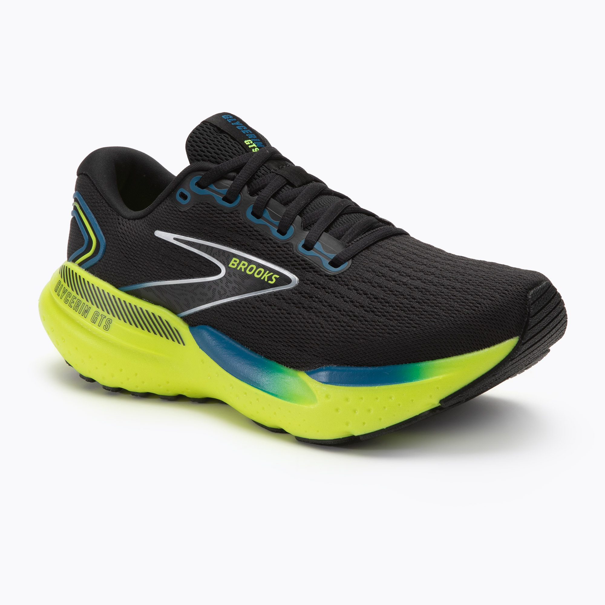 Brooks Glycerin GTS 21 scarpe da corsa uomo nero/blu/notte (41 EU) (Glycerin GTS 21 1104201D069)