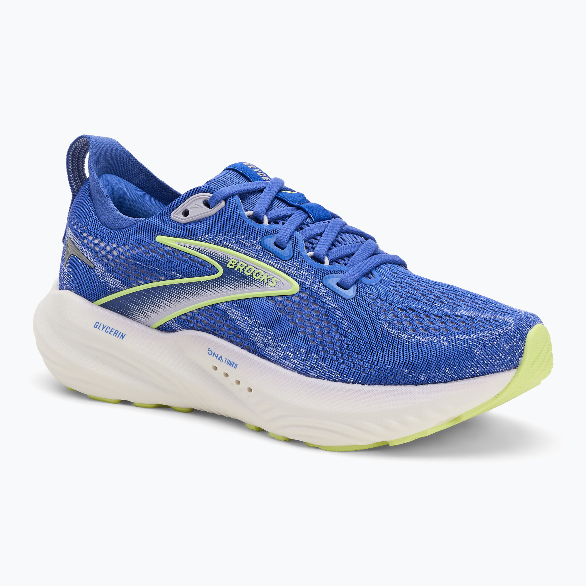 Scarpe da corsa da donna Brooks Glycerin 22 amparo blu/iper iris/giallo