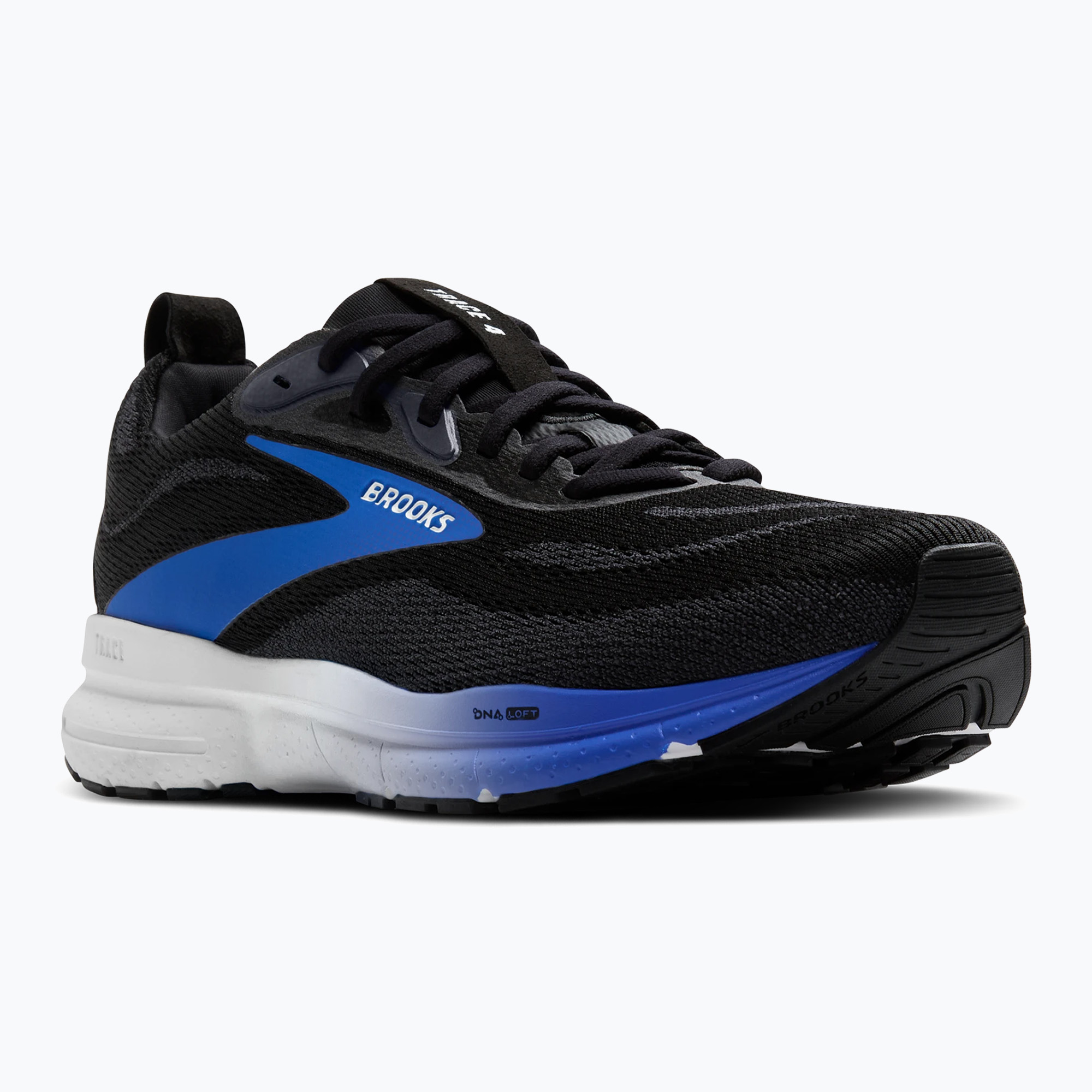 Brooks Trace 4 scarpe da corsa uomo nero/cobalto/limpet (48.5 EU) (Trace 4 1104521D079)
