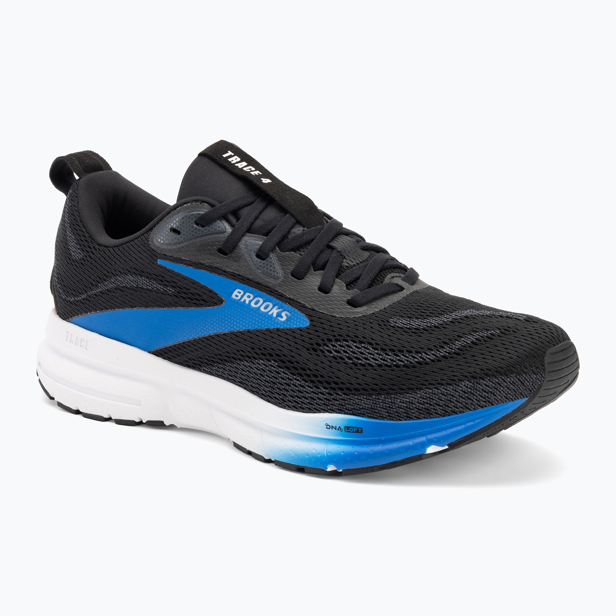 Brooks Trace 4 scarpe da corsa uomo nero/cobalto/limpet (48.5 EU) (Trace 4 1104521D079)