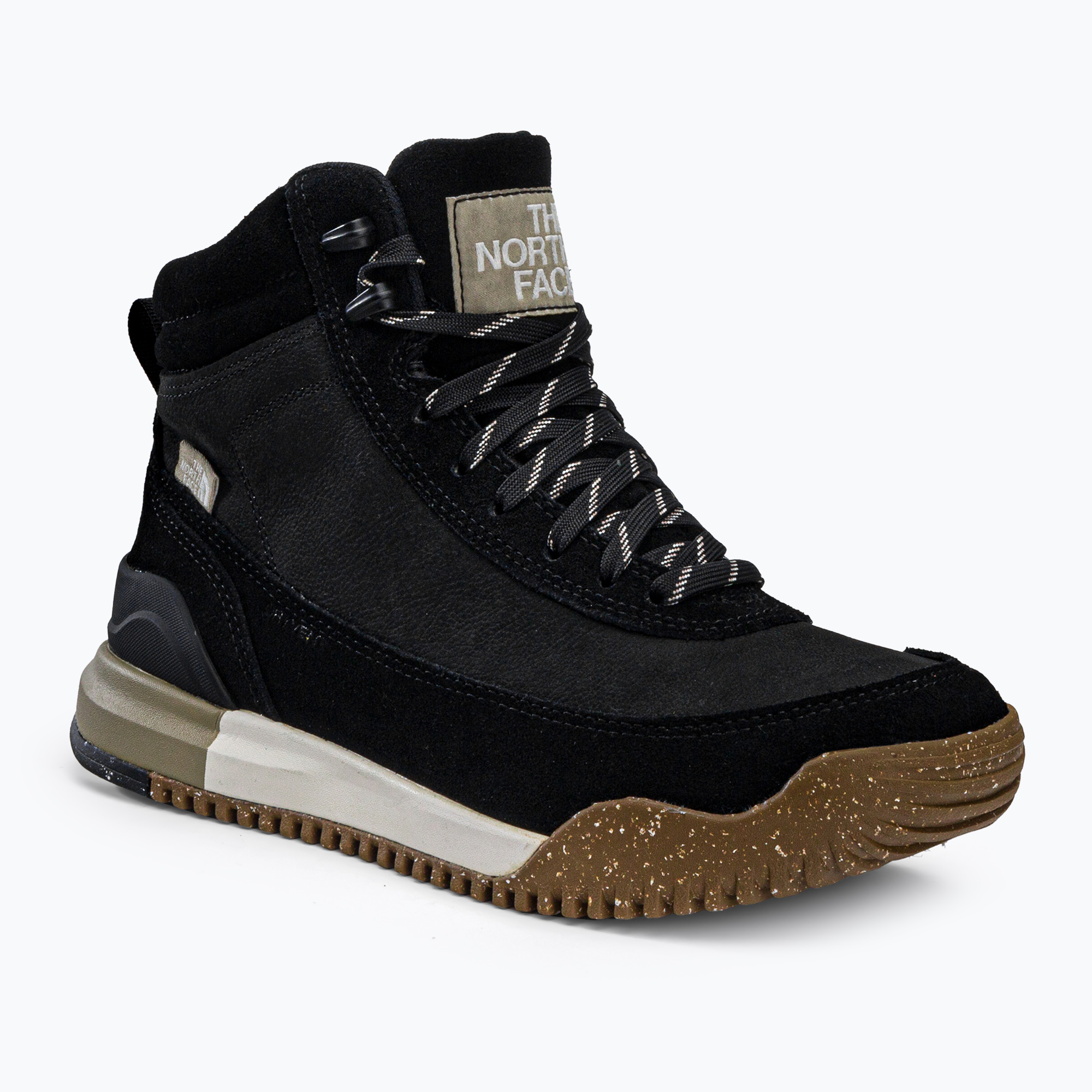 Stivali da trekking da donna The North Face Back-To-Berkeley III Leather WP nero/flax (36 EU) (Back-To-Berkeley III Lthr WP NF0A4T3E34G1)