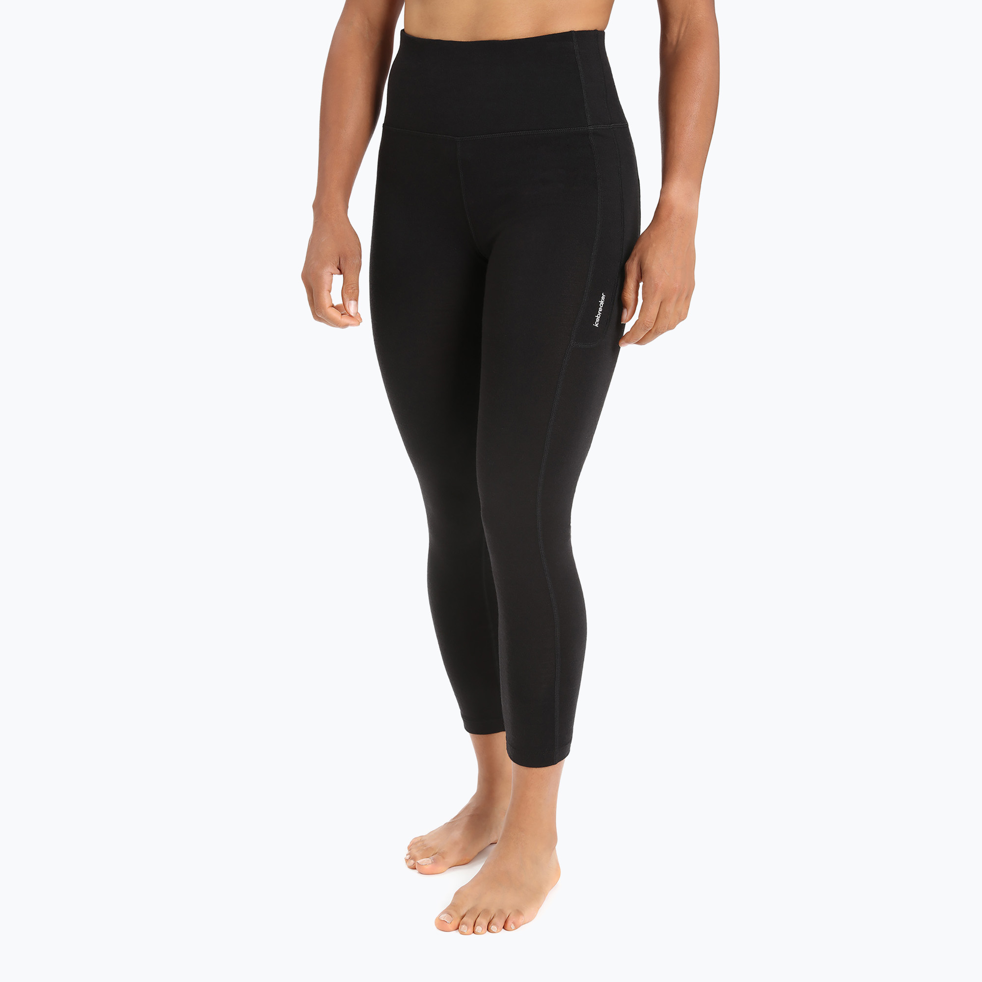 Pantaloni termici Icebreaker da donna Fastray High Rise nero (XS) (Fastray High Rise IB0A56EW0011)