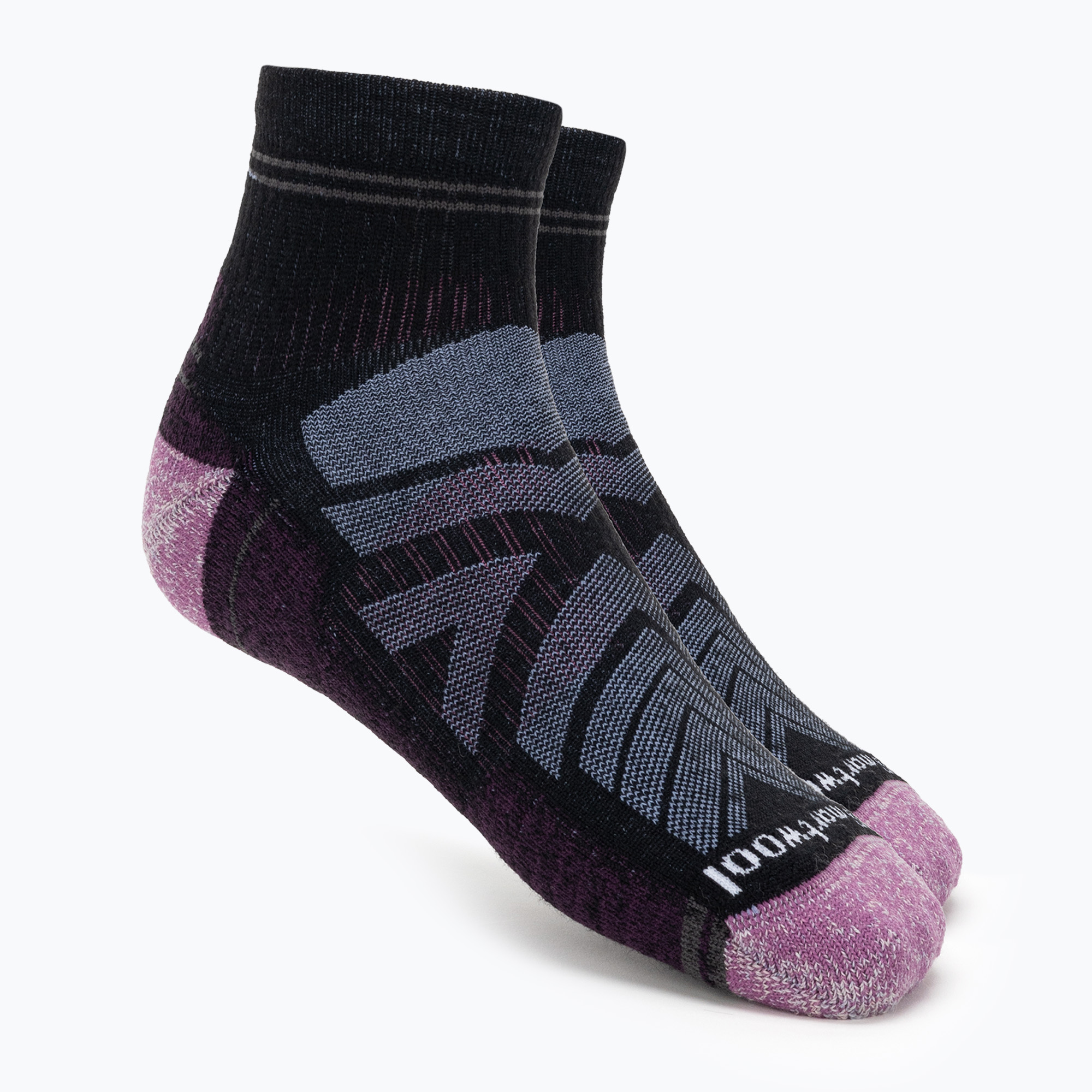 Smartwool Hike Light Cushion Calzini da trekking alla caviglia neri SW001571001 (42-45 EU) (Hike Light Cushion Ankle SW001571001)