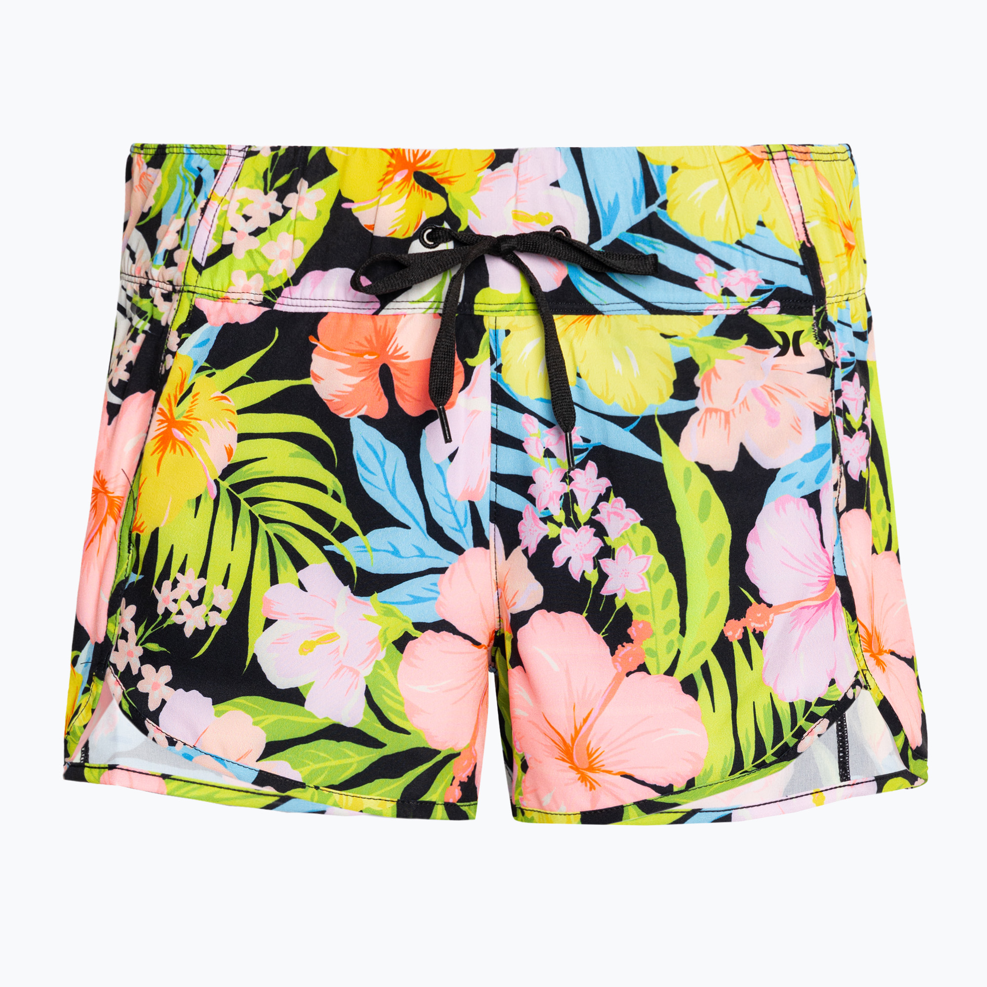 Hurley Sunset District Aquas 2.5" pantaloncini da bagno neri da donna (M) (Sunset District Aquas 2.5" HDS1099-BLK)