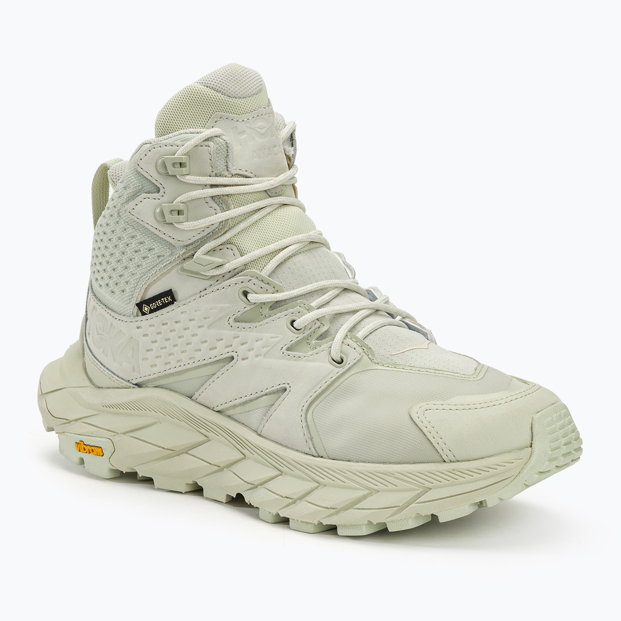 Stivali da trekking da donna HOKA Anacapa Mid GTX celedon tint/eggnog (44 EU) (Anacapa Mid GTX 1130532)