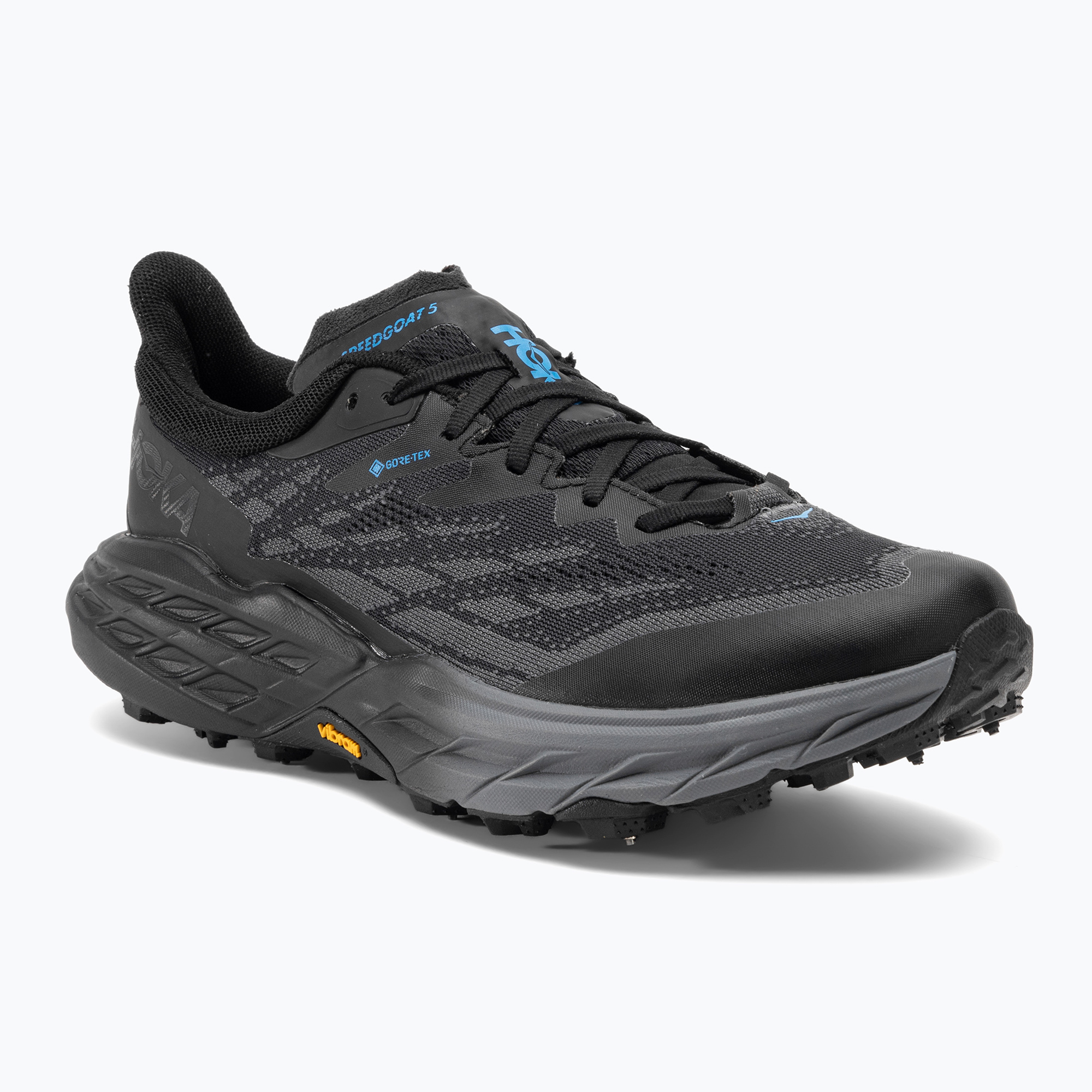 Scarpe da corsa da uomo HOKA Speedgoat 5 GTX Spike nero/nero (42 2/3 EU) (Speedgoat 5 GTX Spike 1133550)