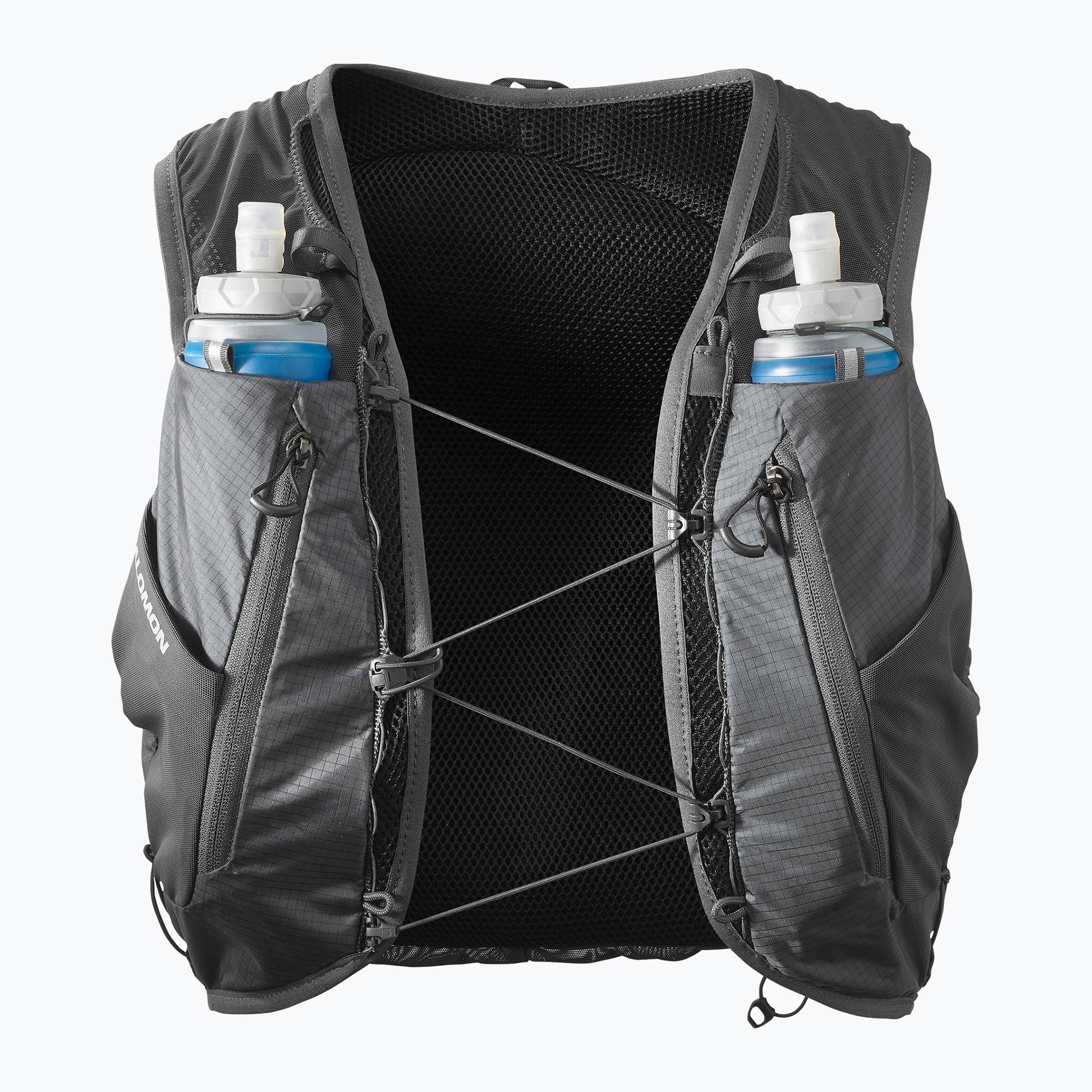 Salomon Advance Skin Cross 15 gilet da corsa ebano/legno (S) (Advance Skin Cross 15 LC1918300)