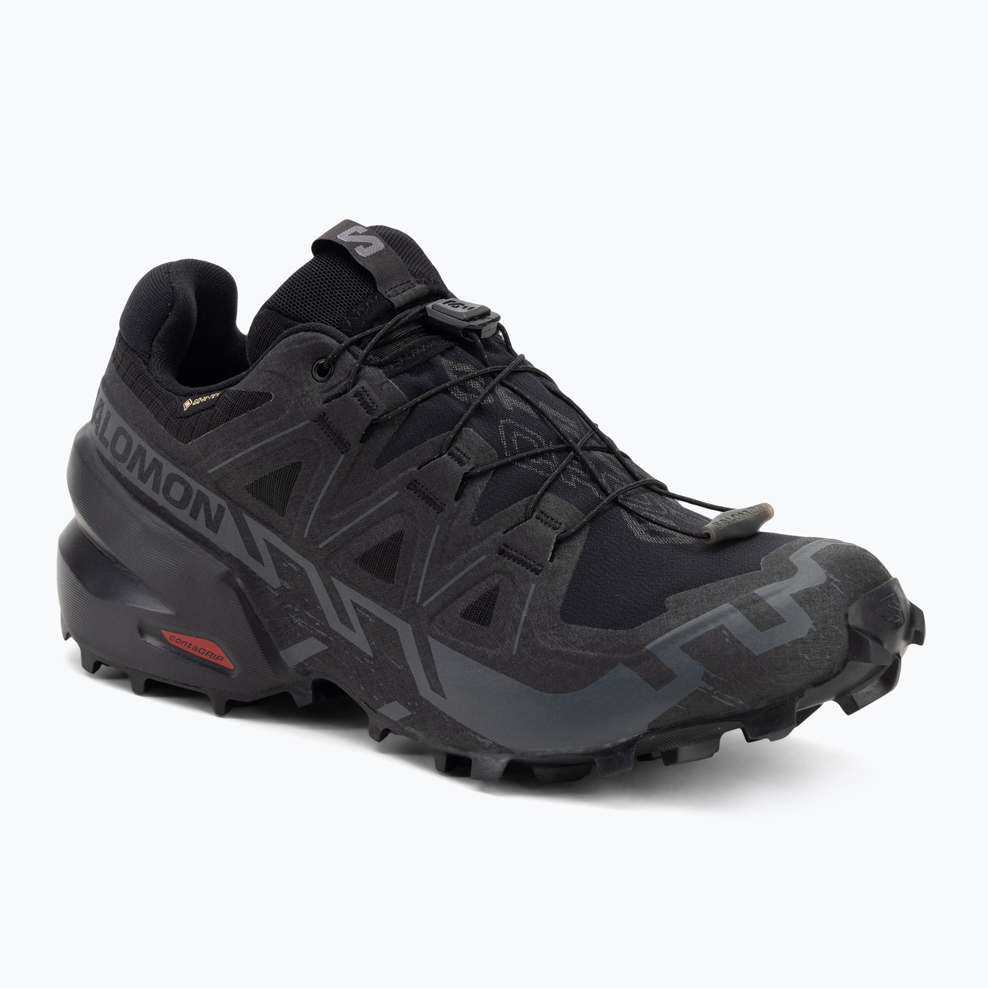 Scarpe da corsa da donna Salomon Speedcross 6 GTX nero/nero/phan (40 EU) (Speedcross 6 GTX L41743400)