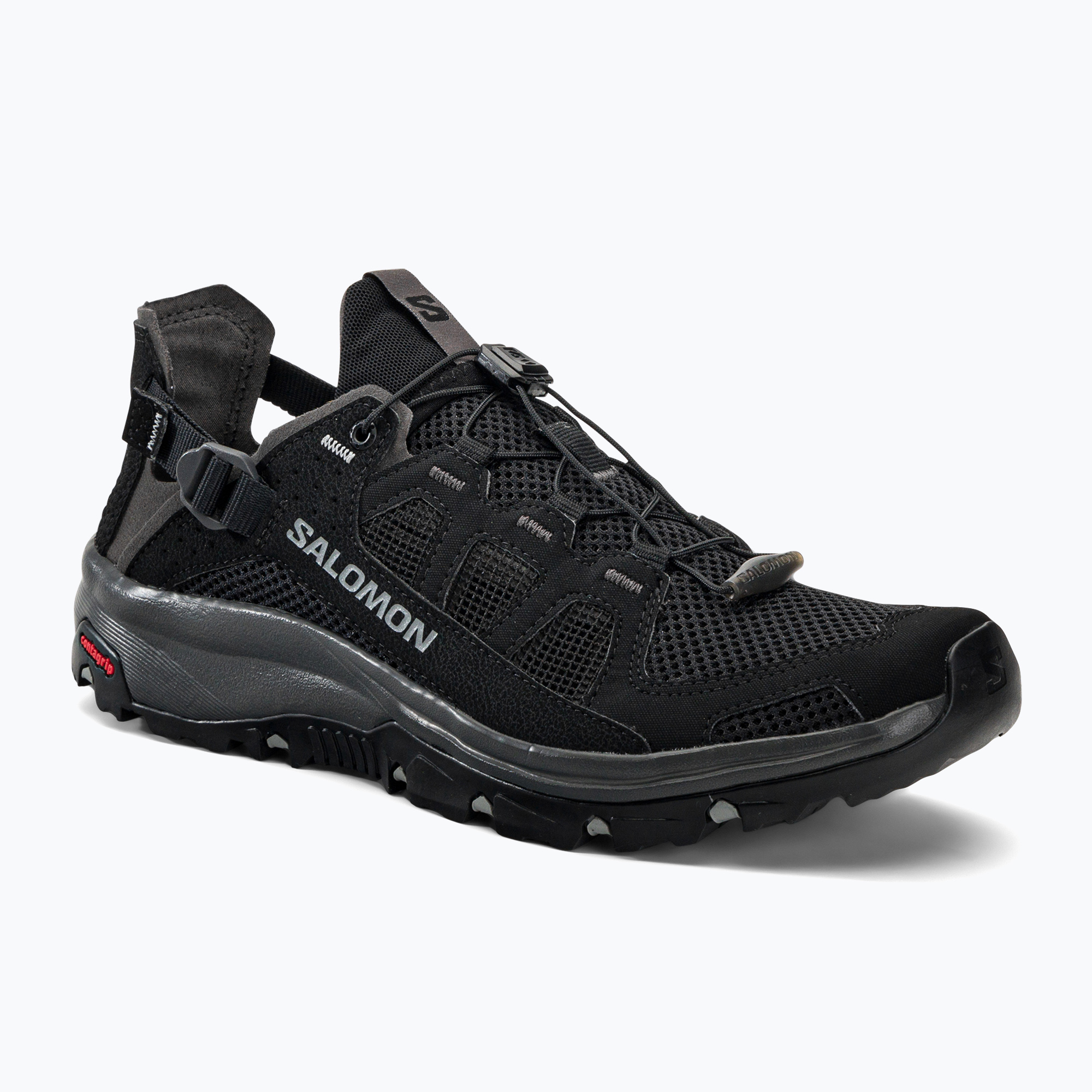 Salomon Techamphibian 5 nero/magnet/monument scarpe da acqua da uomo (40 2/3 EU) (Techamphibian 5 L47115100)