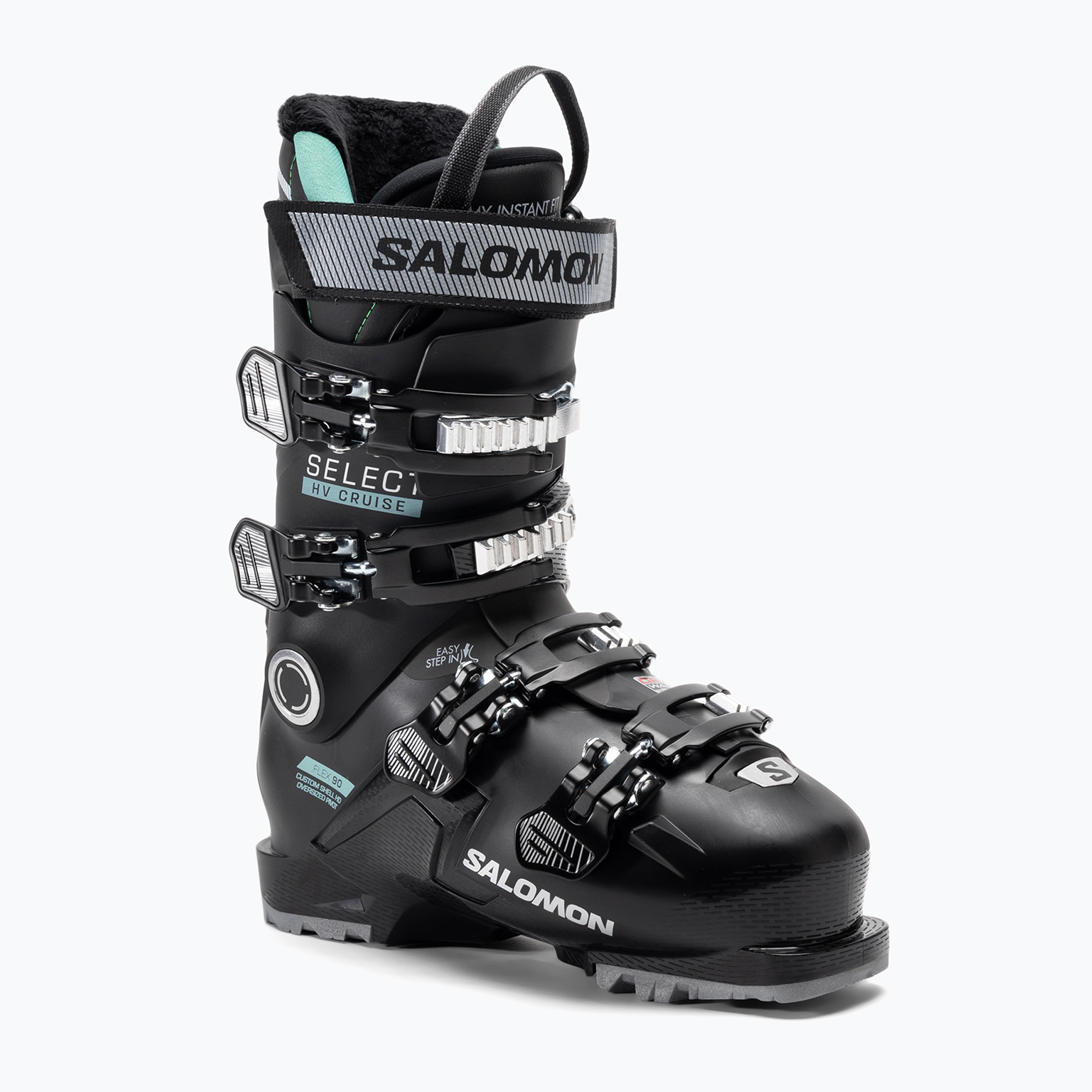 Scarponi da sci da donna Salomon Select HV Cruise 90 W GW nero/beluga/argento metallizzato (25.0-25.5 cm) (Select HV Cruise 90 W GW L47368200)