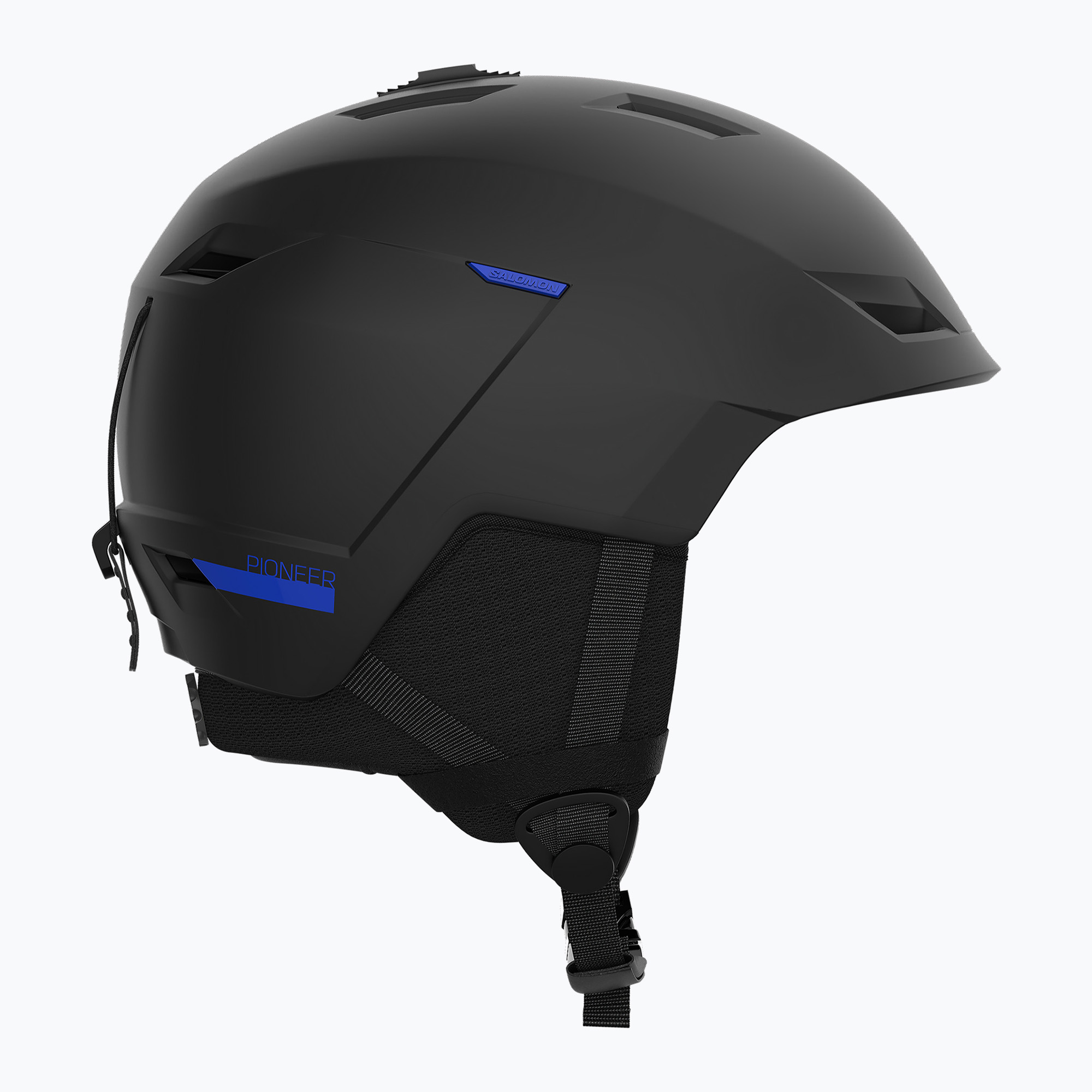 Casco da sci Salomon Pioneer LT nero/blu (53-56 cm (S)) (Pioneer LT L47260900)
