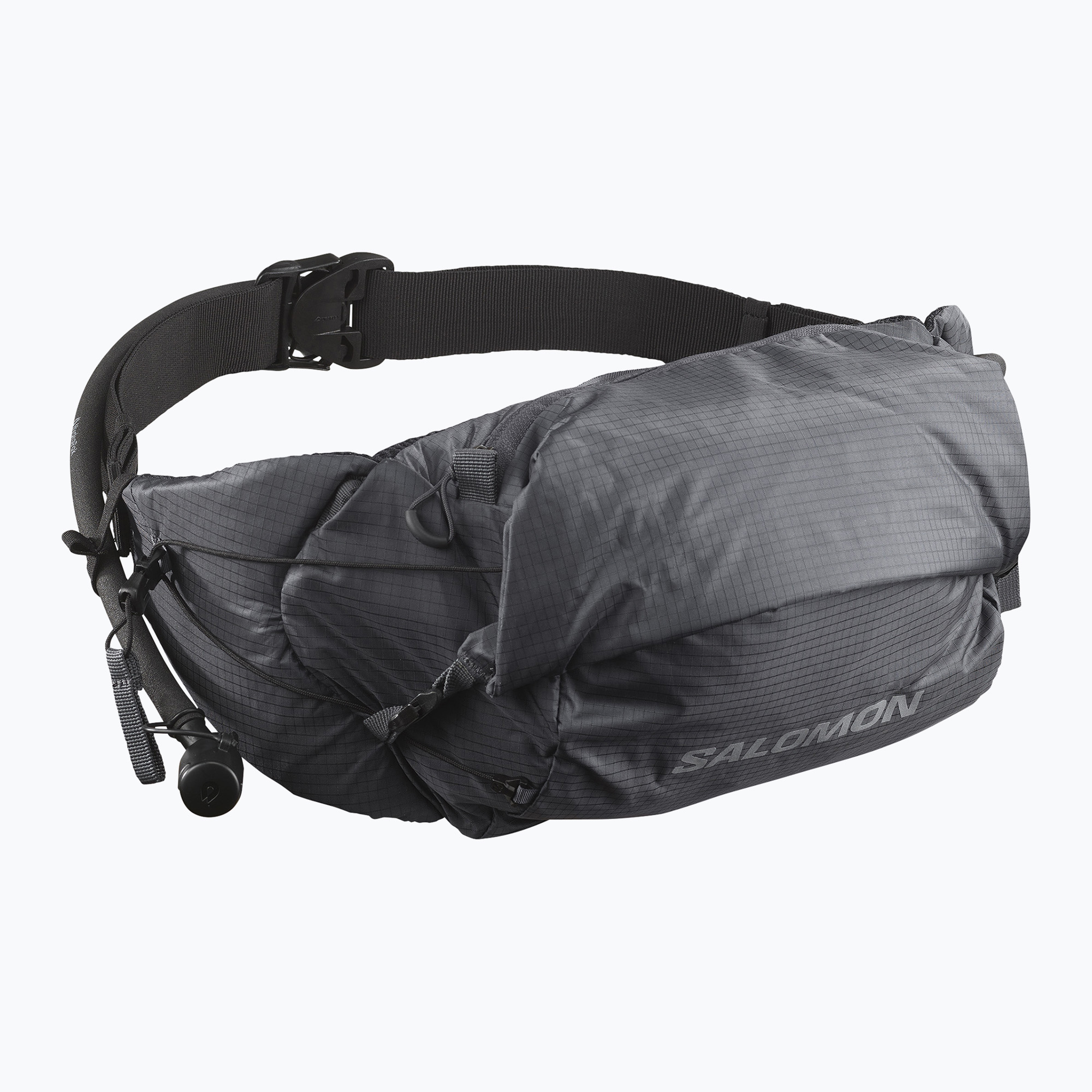 Salomon Cross Season Cintura da corsa + zaino d'idratazione da 1 l ebano/nero (3 l) (Cross Season Waist LC2093200)
