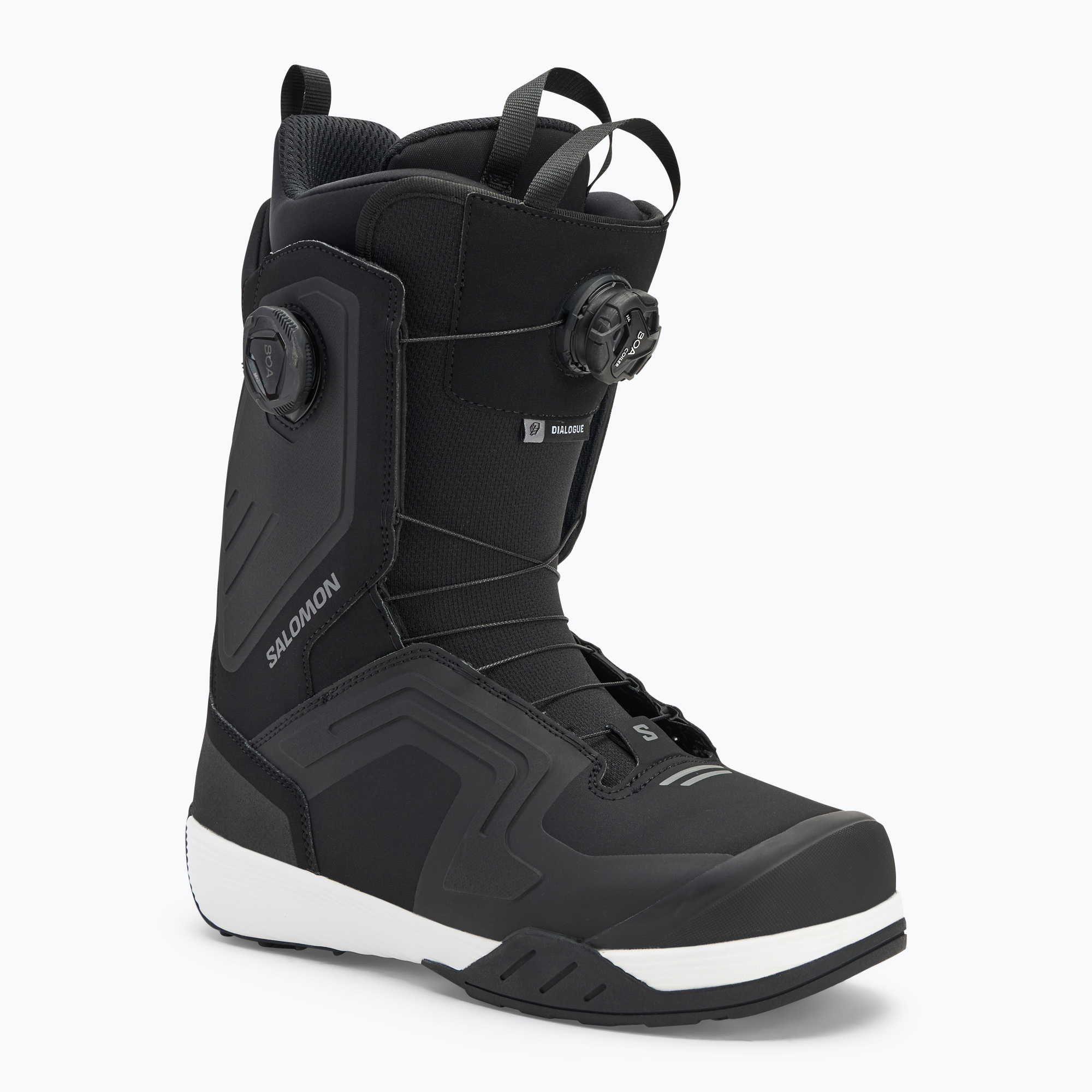 Scarponi da snowboard da uomo Salomon Dialogue Dual Boa nero/nero/bianco (27.5 cm) (Dialogue Dual Boa L47109900)