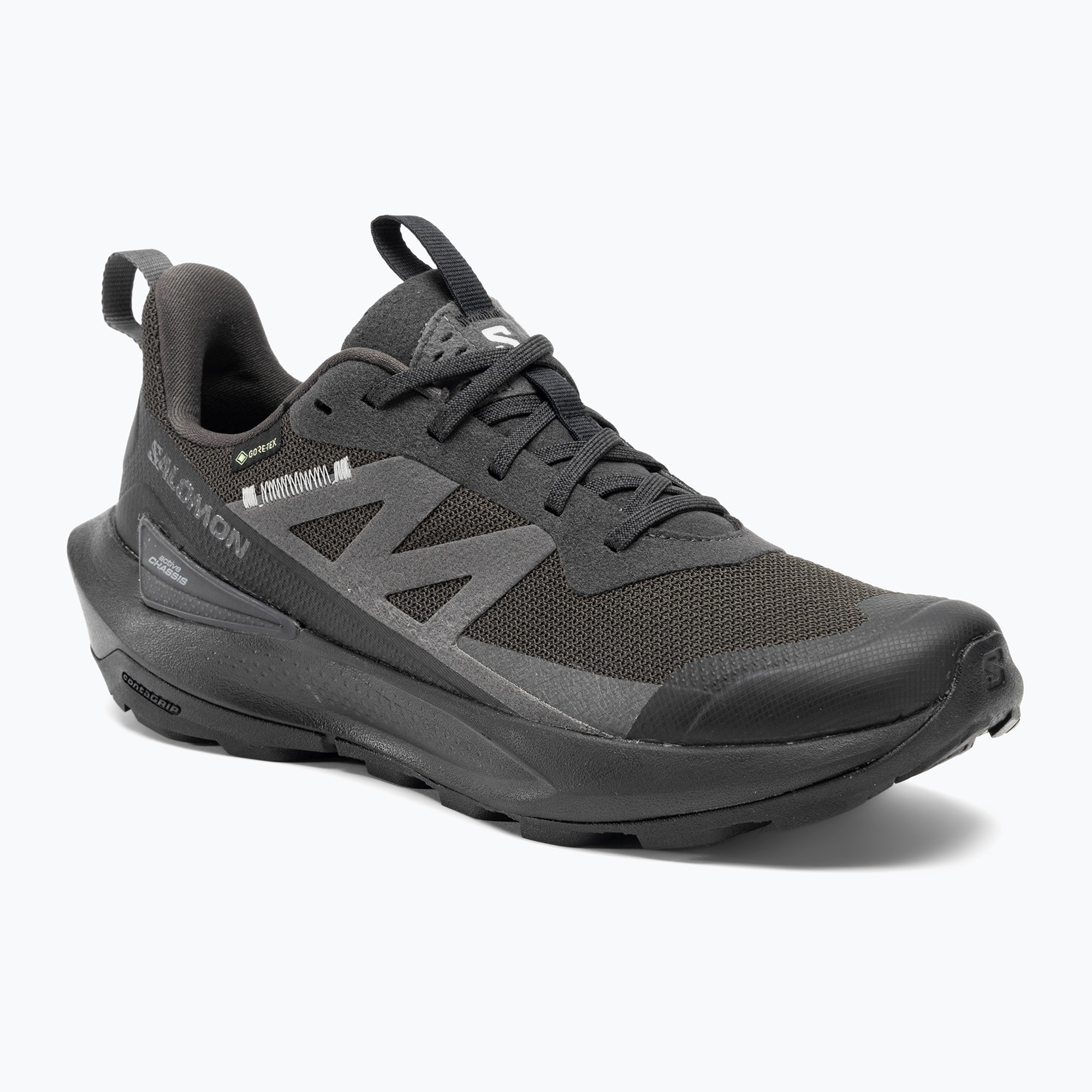 Salomon Elixir Activ GTX scarpe da trekking da uomo phantom/nero/magnet (43 1/3 EU) (Elixir Activ GTX L47456100)