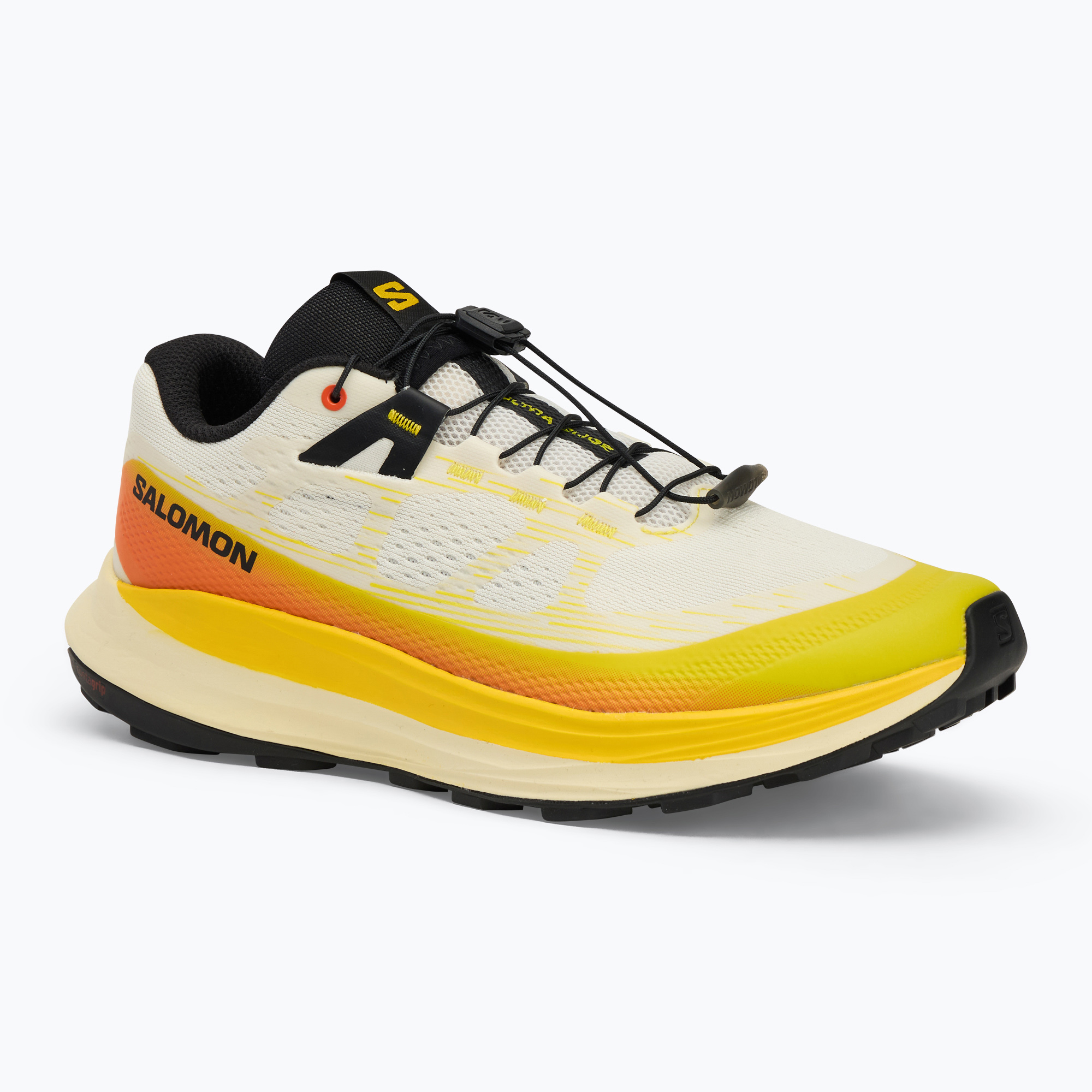 Scarpa da corsa Salomon Ultra Glide 2 da uomo vanilla ice/sulphur spring/dragon fire (41 1/3 EU) (Ultra Glide 2 L47464500)