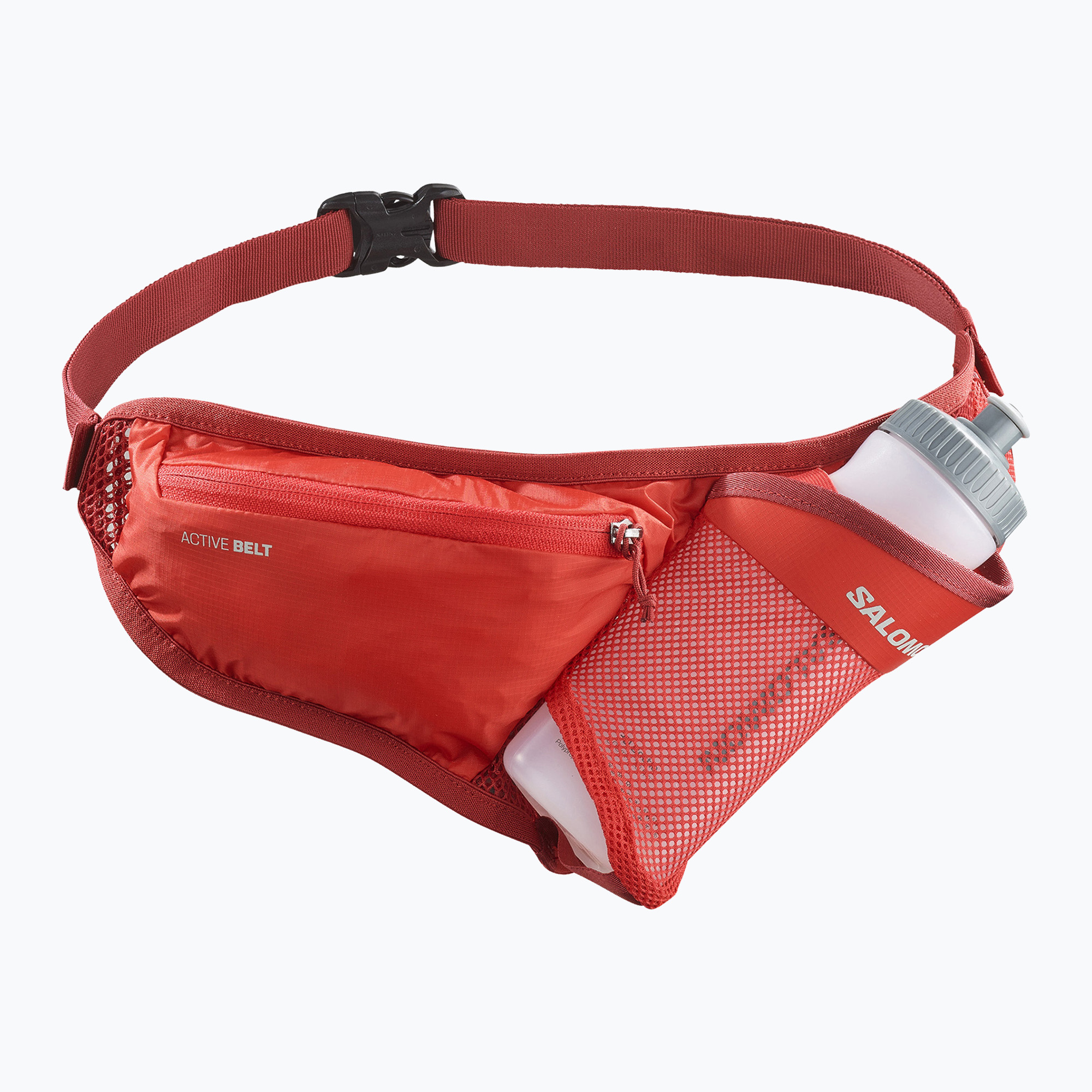 Salomon Active Belt 3D Bottle cintura da corsa ad alto rischio rosso/rosso dalia (Active Belt 3D Bottle LC2179100)