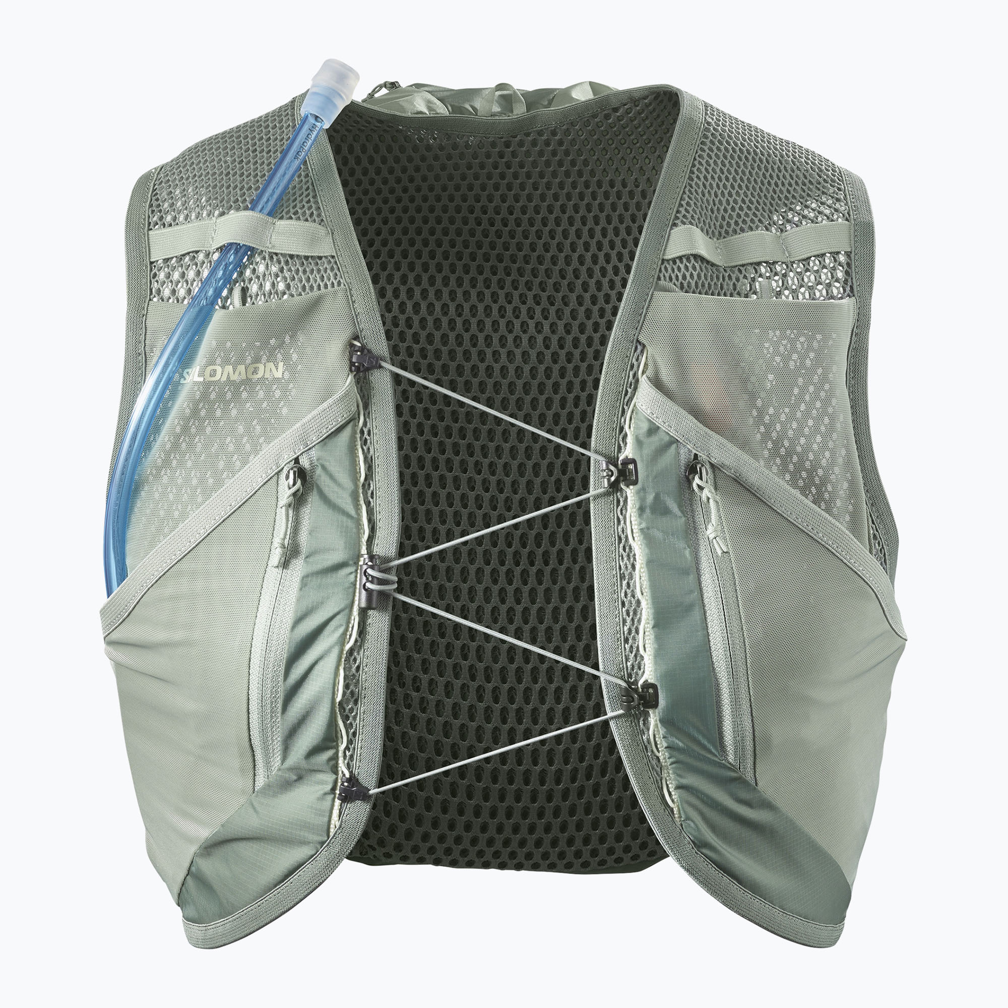 Salomon Active Skin 12 Gilet da corsa con serbatoio corona d'alloro/fioriera (L) (Active Skin 12 Reservoir LC2204900)
