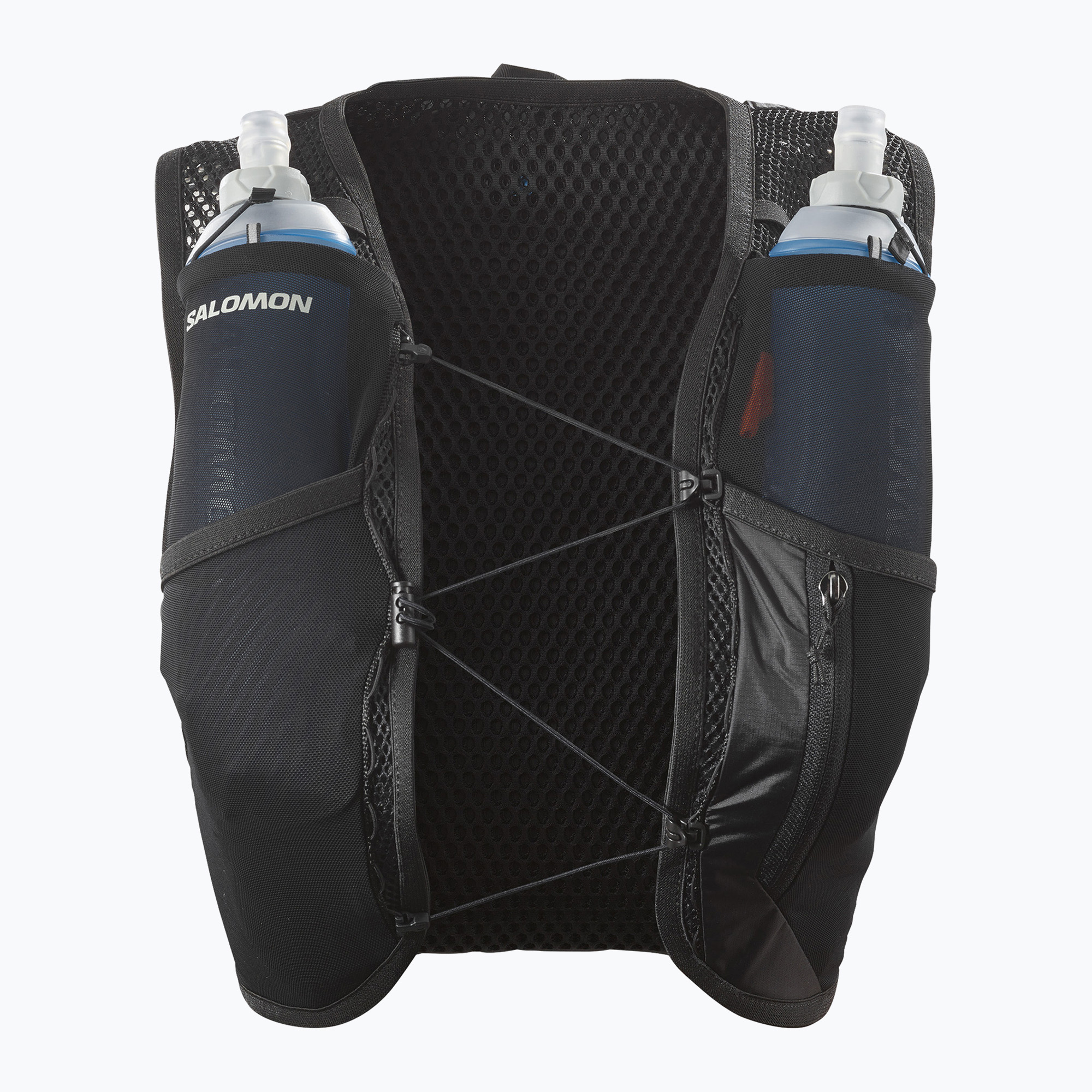 Gilet da corsa Salomon Active Skin 4 nero/metallo da donna (XL) (Active Skin 4 Set LC2178800)
