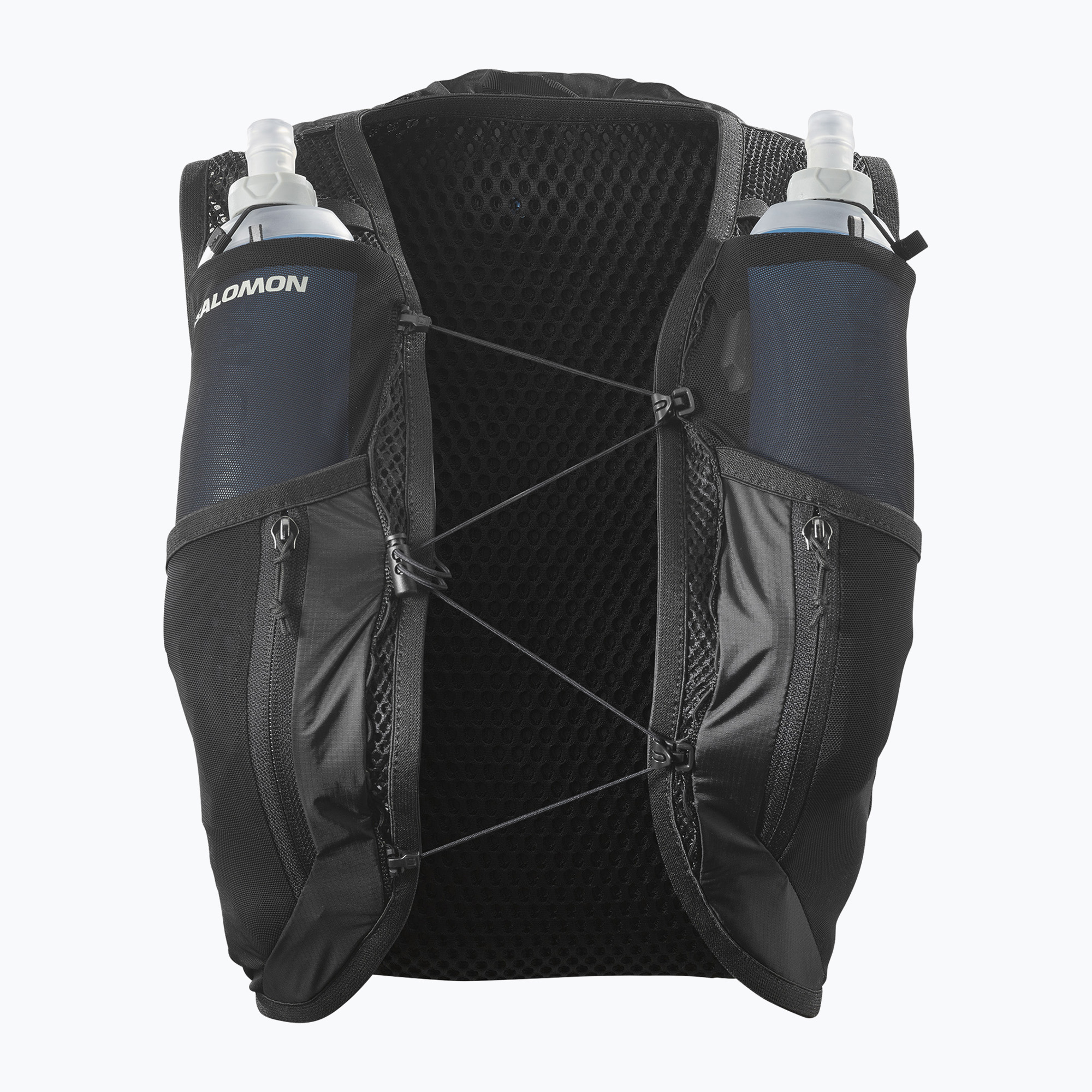 Gilet da corsa da donna Salomon Active Skin 12 Set nero/metallo (XS) (Active Skin 12 Set LC2178600)