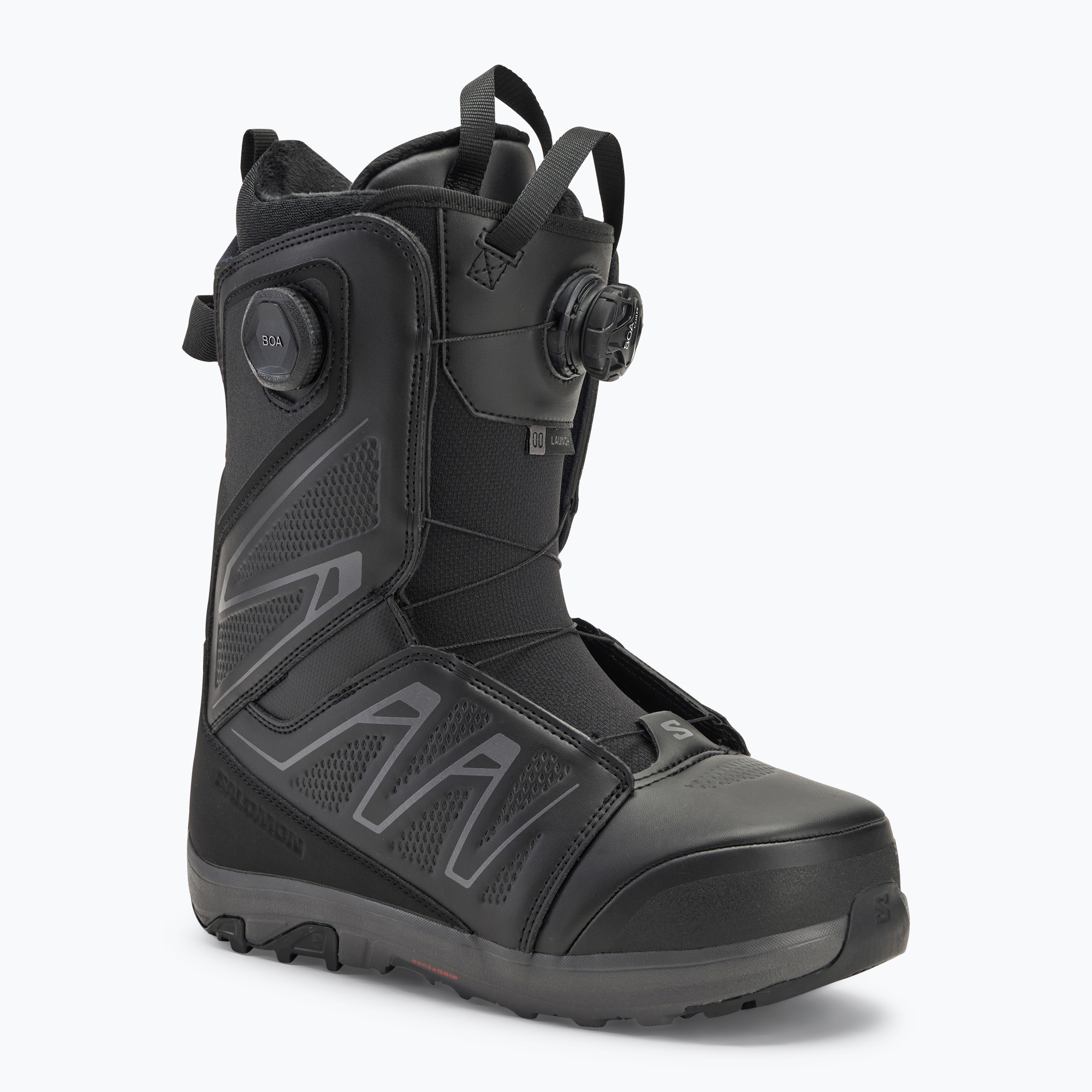 Scarponi da snowboard da uomo Salomon Launch Boa SJ Boa nero (27.5 cm) (Launch Boa SJ Boa L47403000)