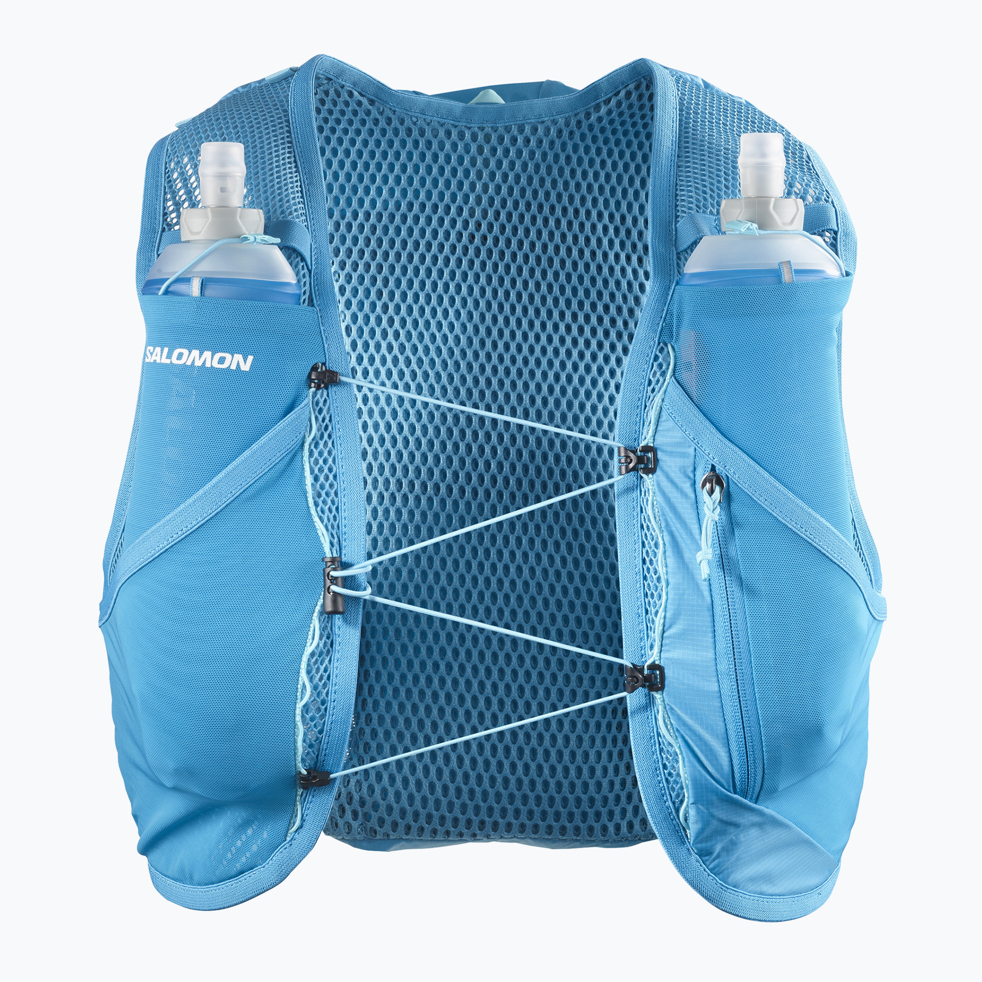 Salomon Active Skin 8 Set gilet da corsa blu danubio/blu curacao (XS) (Active Skin 8 Set LC2462200)