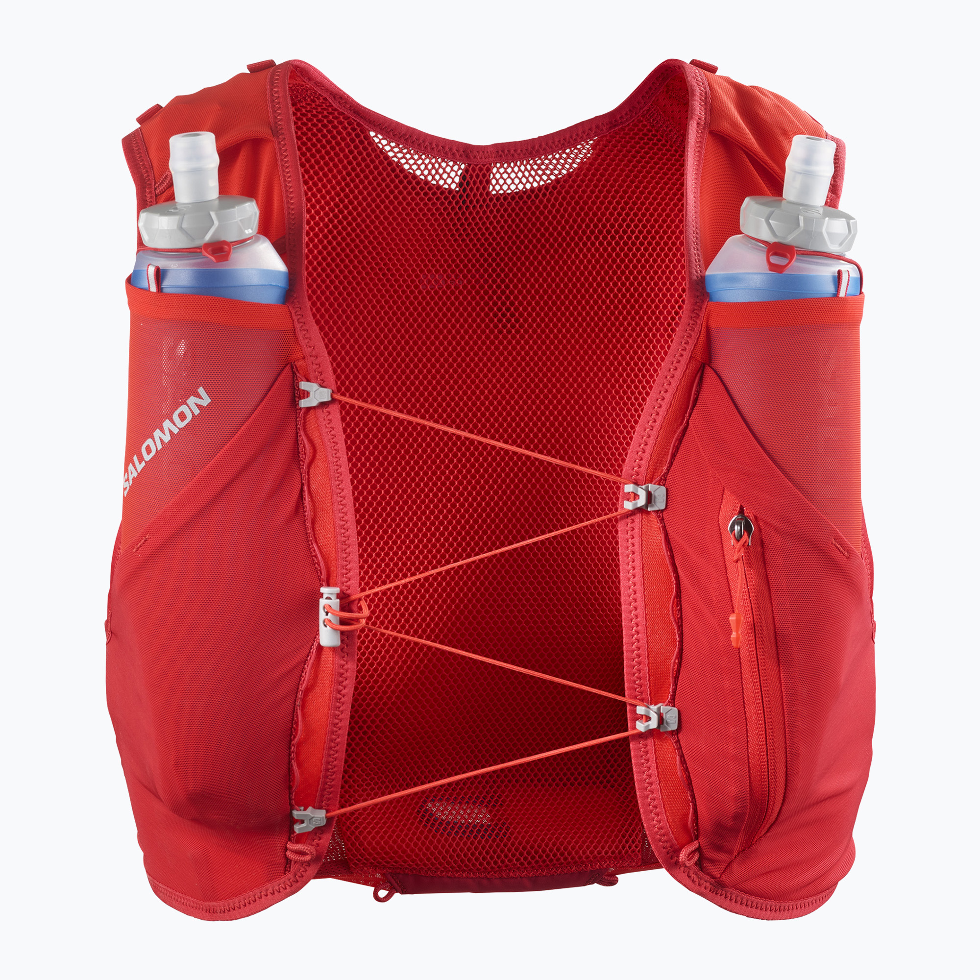 Salomon Advance Skin 5 Set gilet da corsa rosso fiamma/haute red (XL) (Advance Skin 5 Set LC2465100)