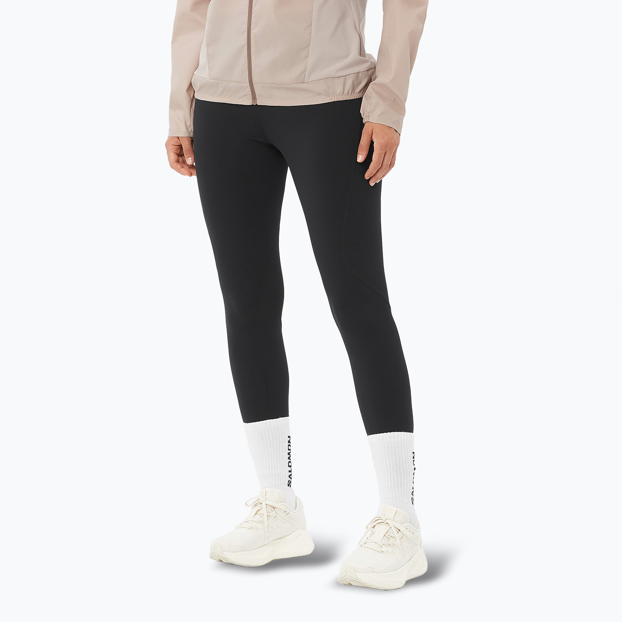 Leggings da corsa da donna Salomon SHAKEout Core 28" nero profondo (XS) (SHKout Core 28" LC2426900)